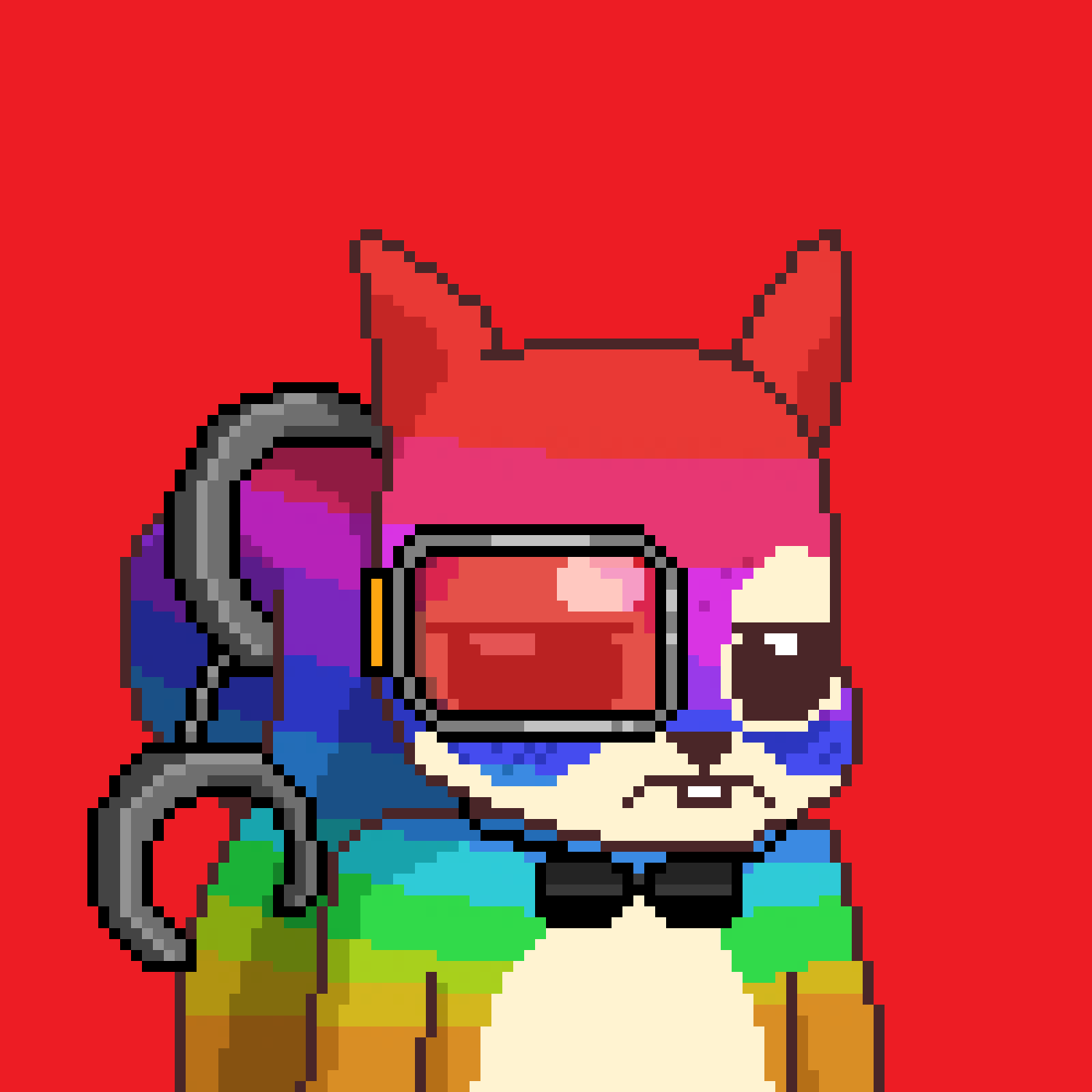 Pixel Squirrels #3196 NFT on Algorand