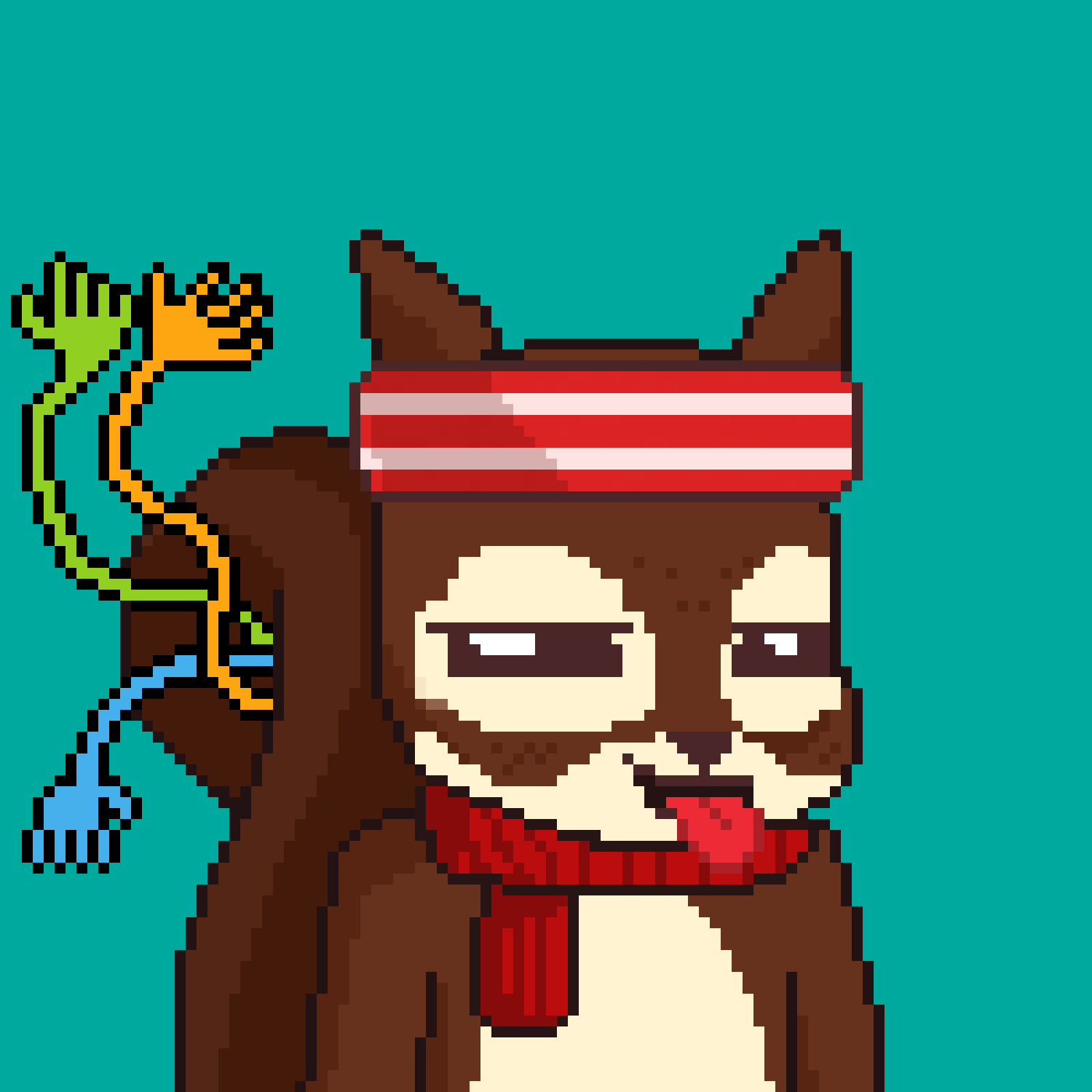 Pixel Squirrels #3209 NFT on Algorand