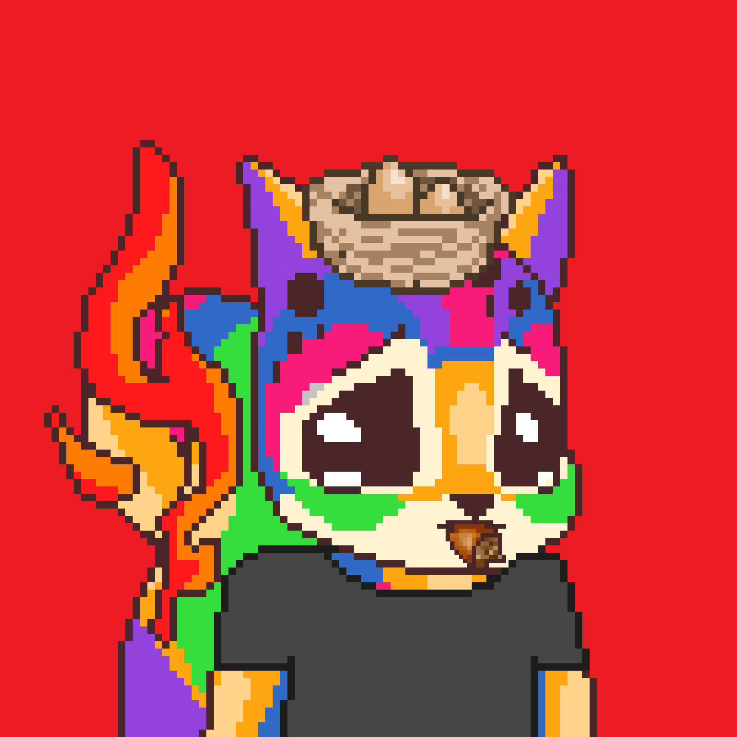 Pixel Squirrels #3213 NFT on Algorand