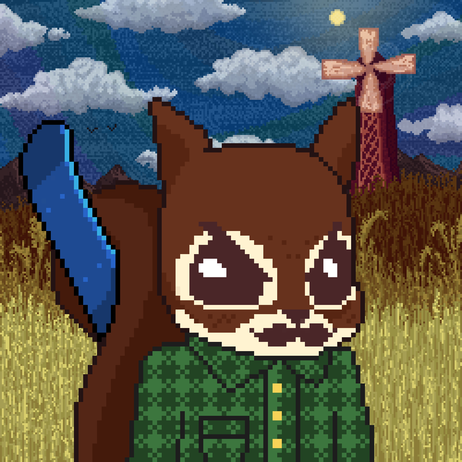 Pixel Squirrels #3229 NFT on Algorand