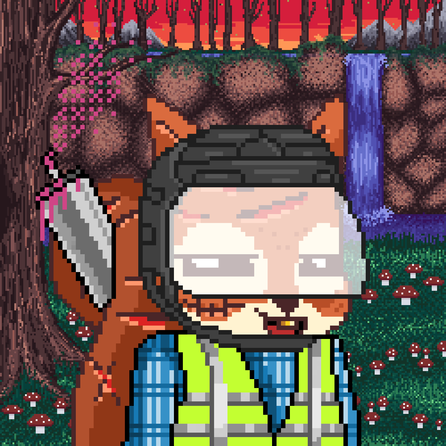 Pixel Squirrels #3232 NFT on Algorand
