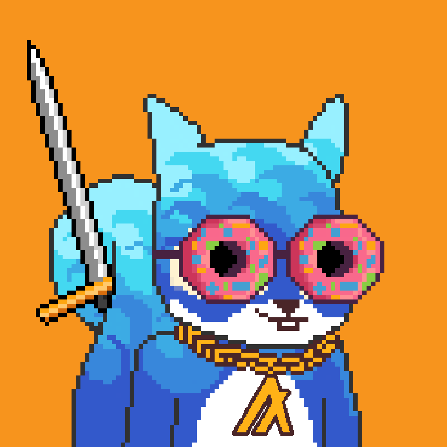 Pixel Squirrels #324 NFT on Algorand