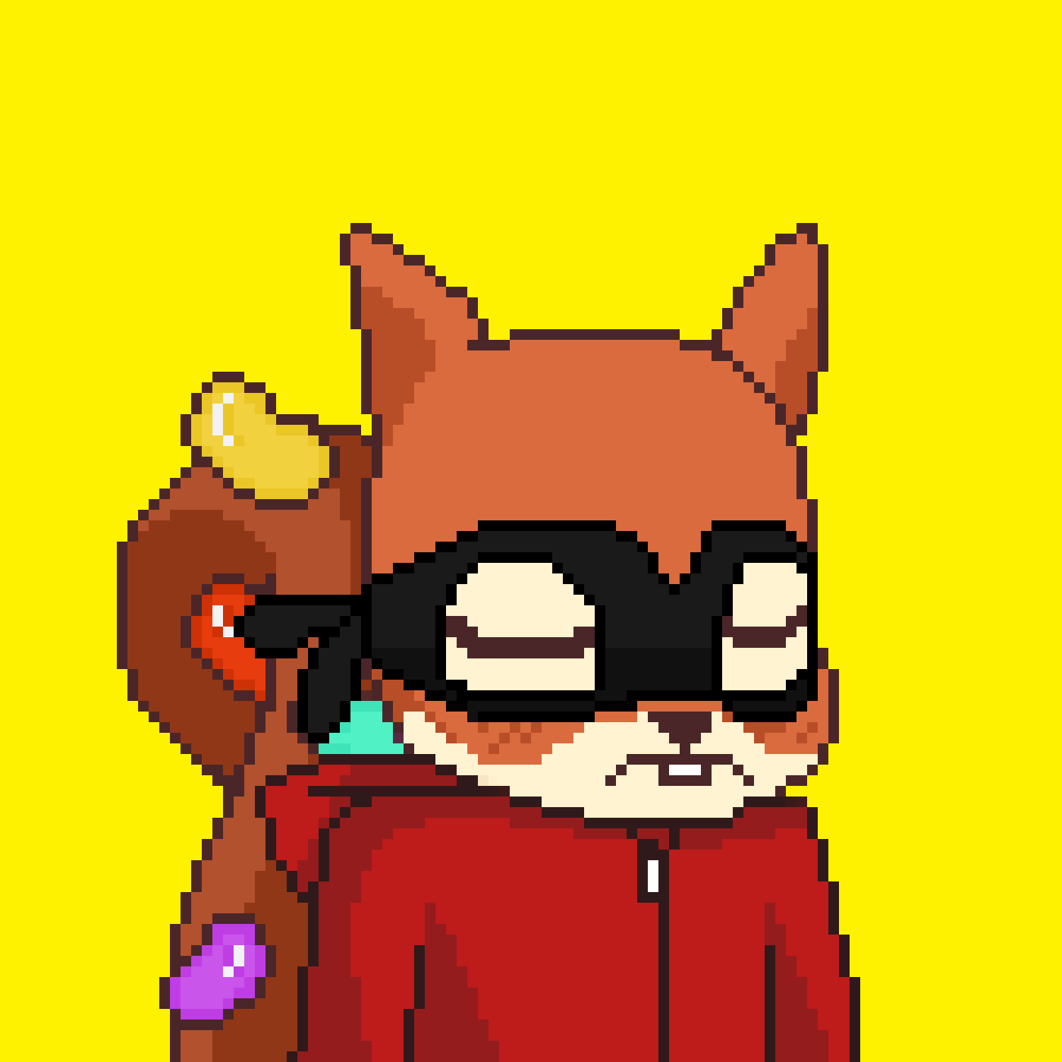 Pixel Squirrels #3253 NFT on Algorand