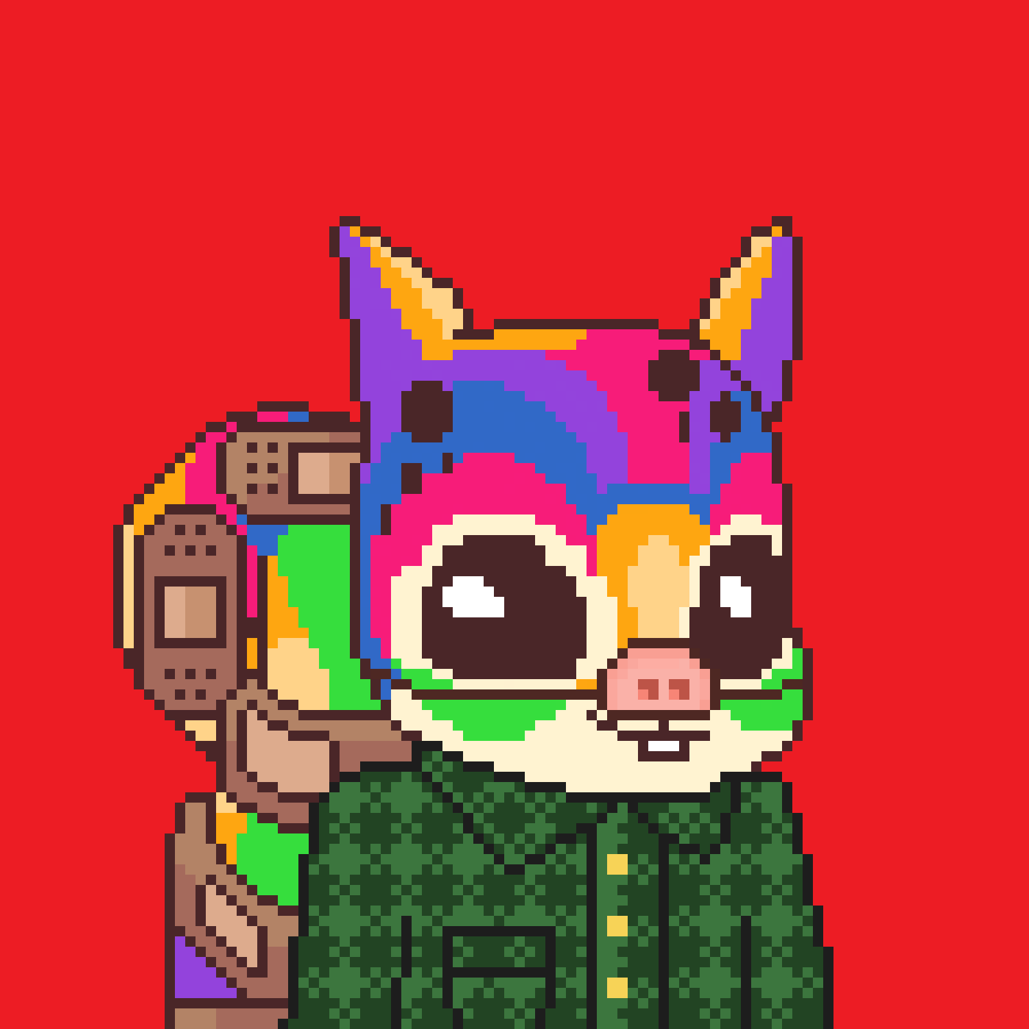 Pixel Squirrels #3274 NFT on Algorand