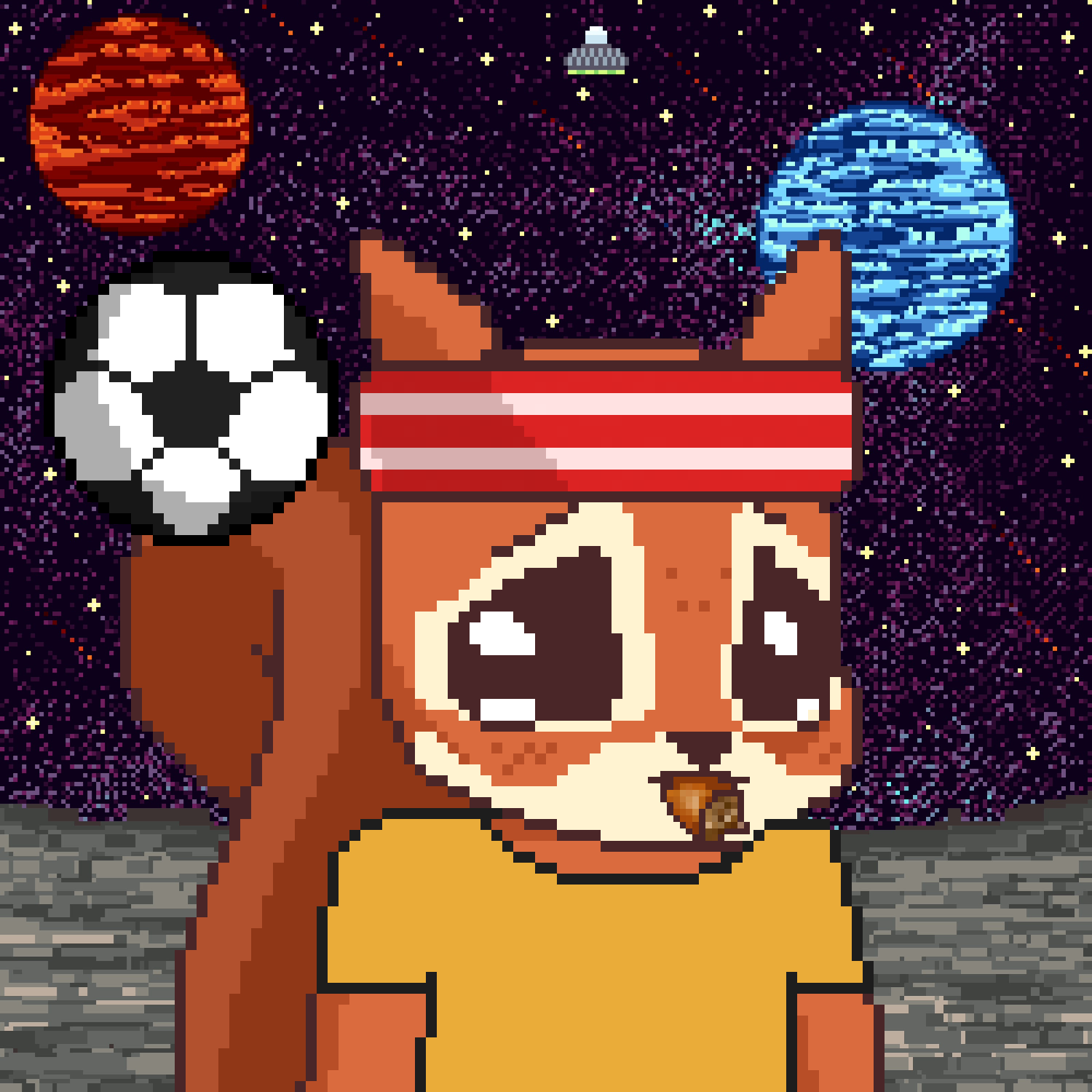 Pixel Squirrels #3296 NFT on Algorand