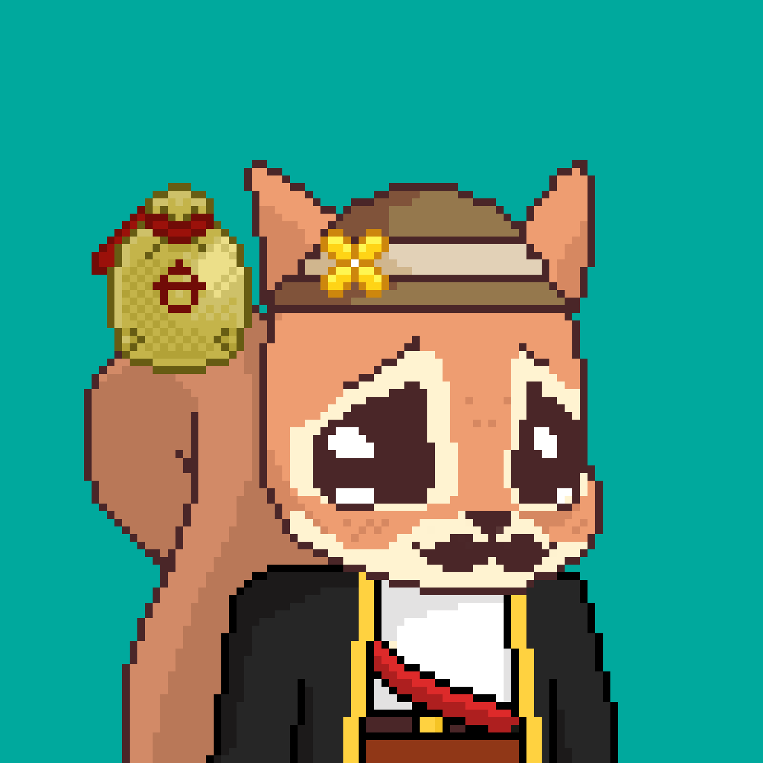 Pixel Squirrels #3316 NFT on Algorand