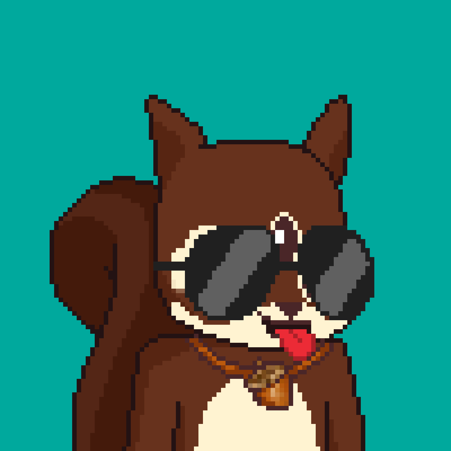 Pixel Squirrels #3326 NFT on Algorand