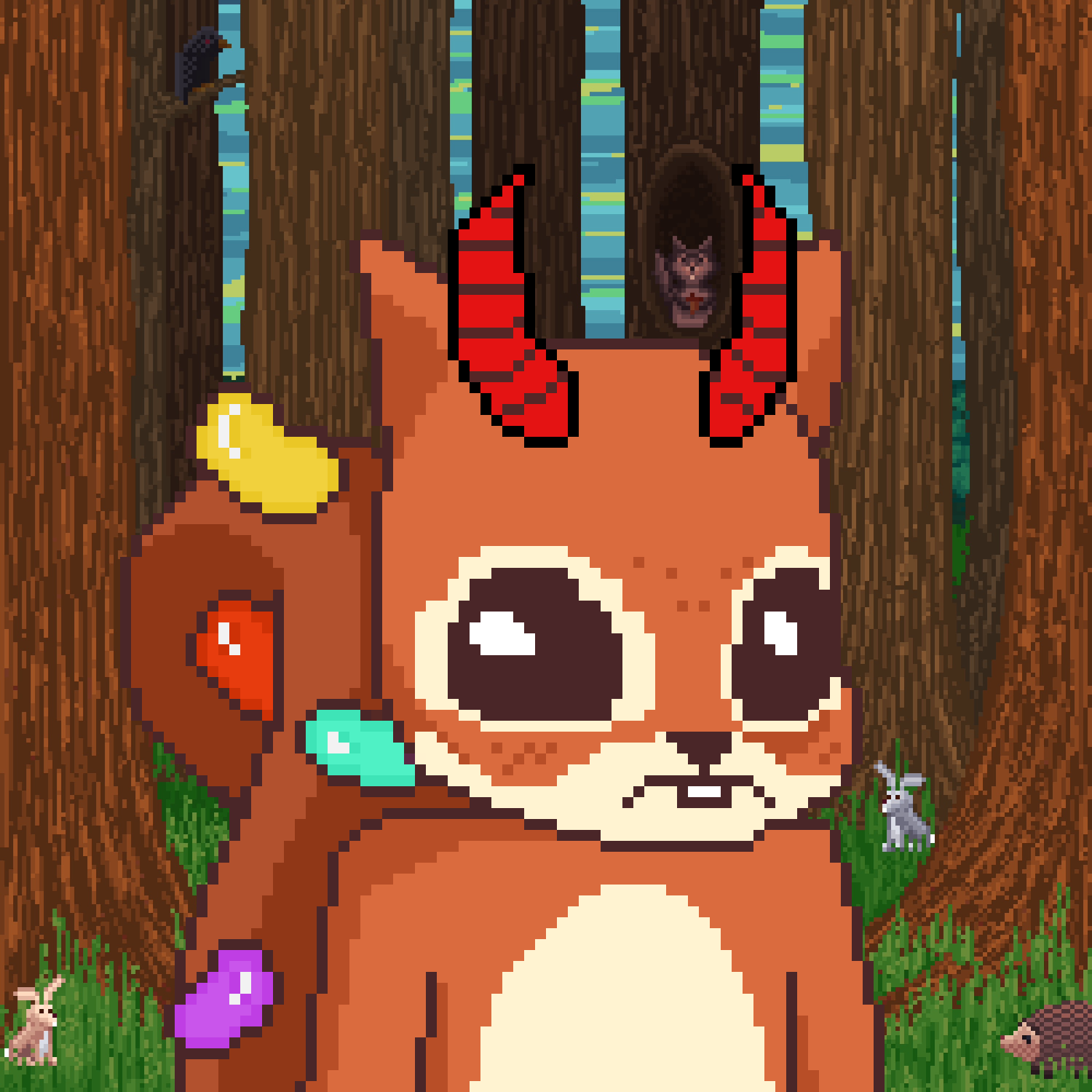 Pixel Squirrels #3330 NFT on Algorand
