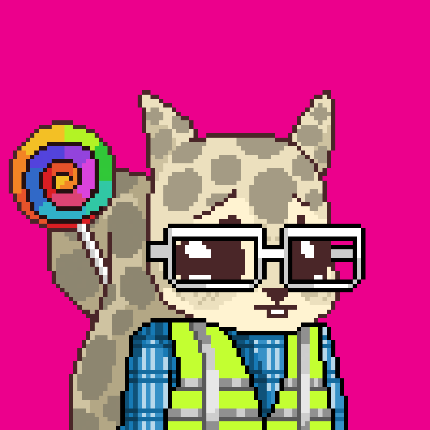 Pixel Squirrels #3345 NFT on Algorand