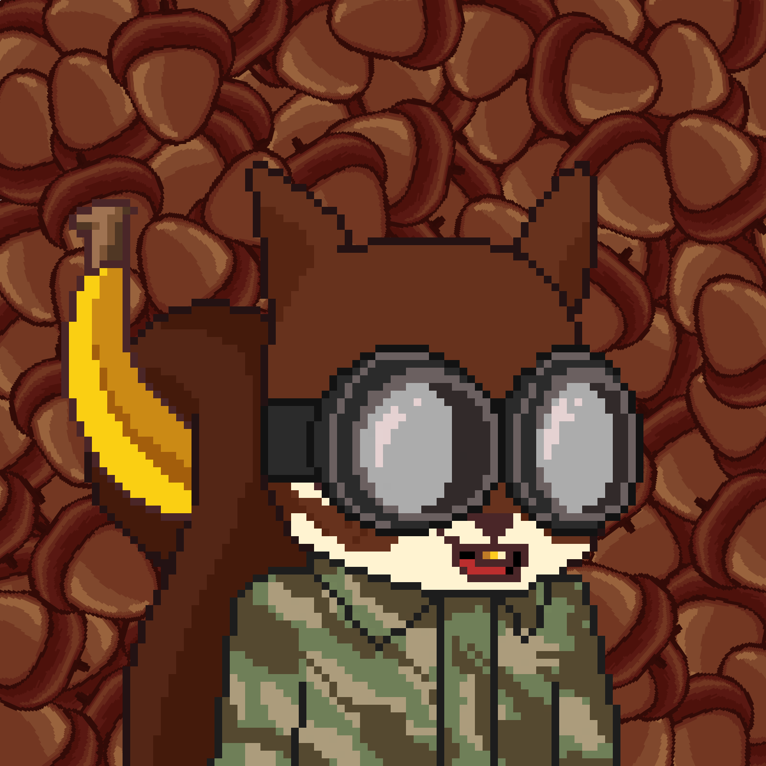 Pixel Squirrels #3348 NFT on Algorand