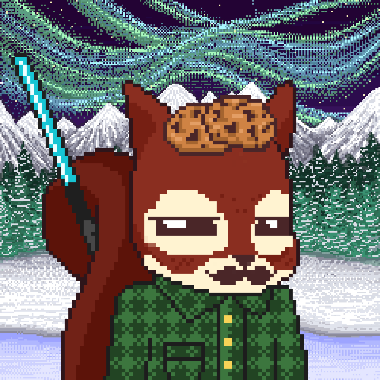 Pixel Squirrels #3372 NFT on Algorand