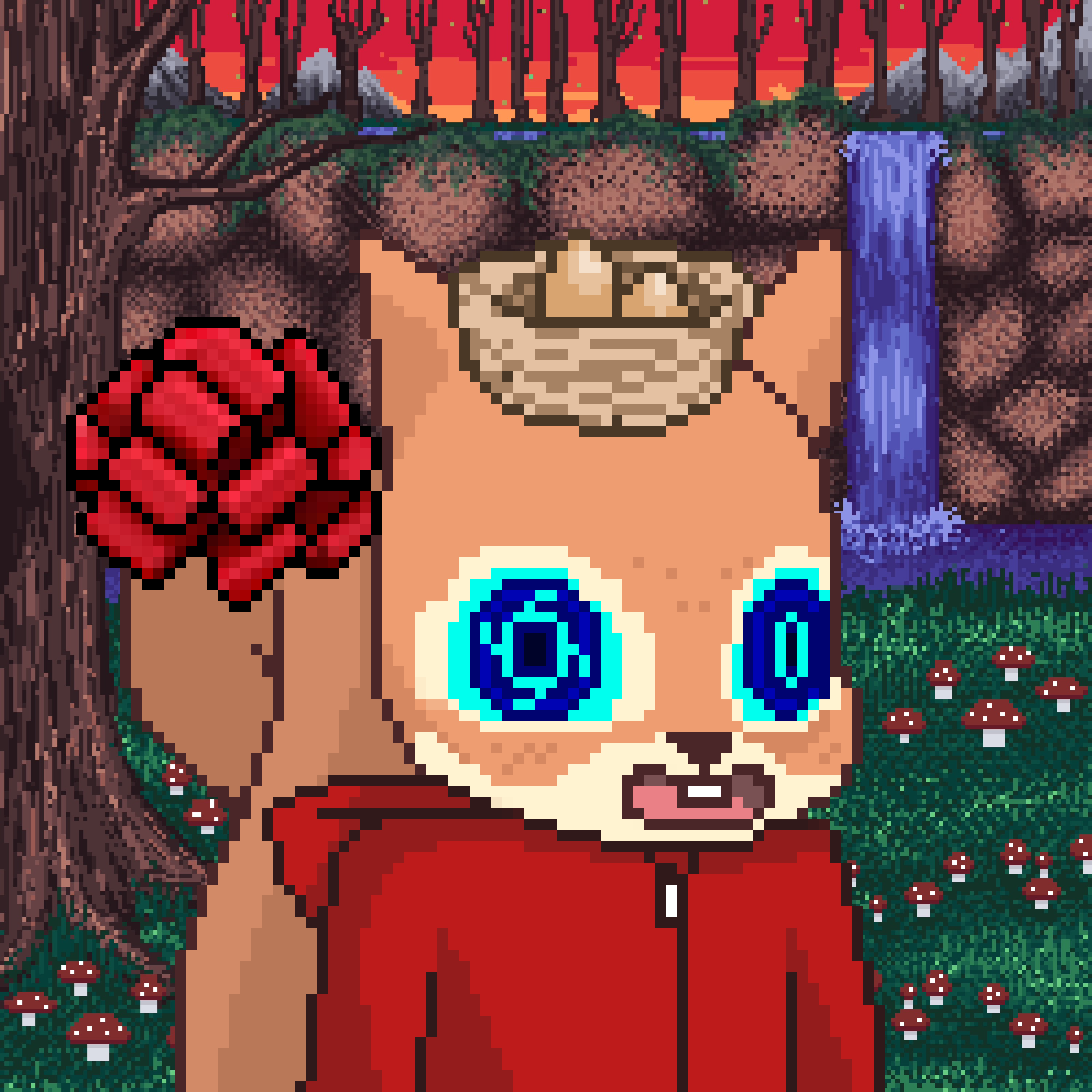 Pixel Squirrels #3386 NFT on Algorand