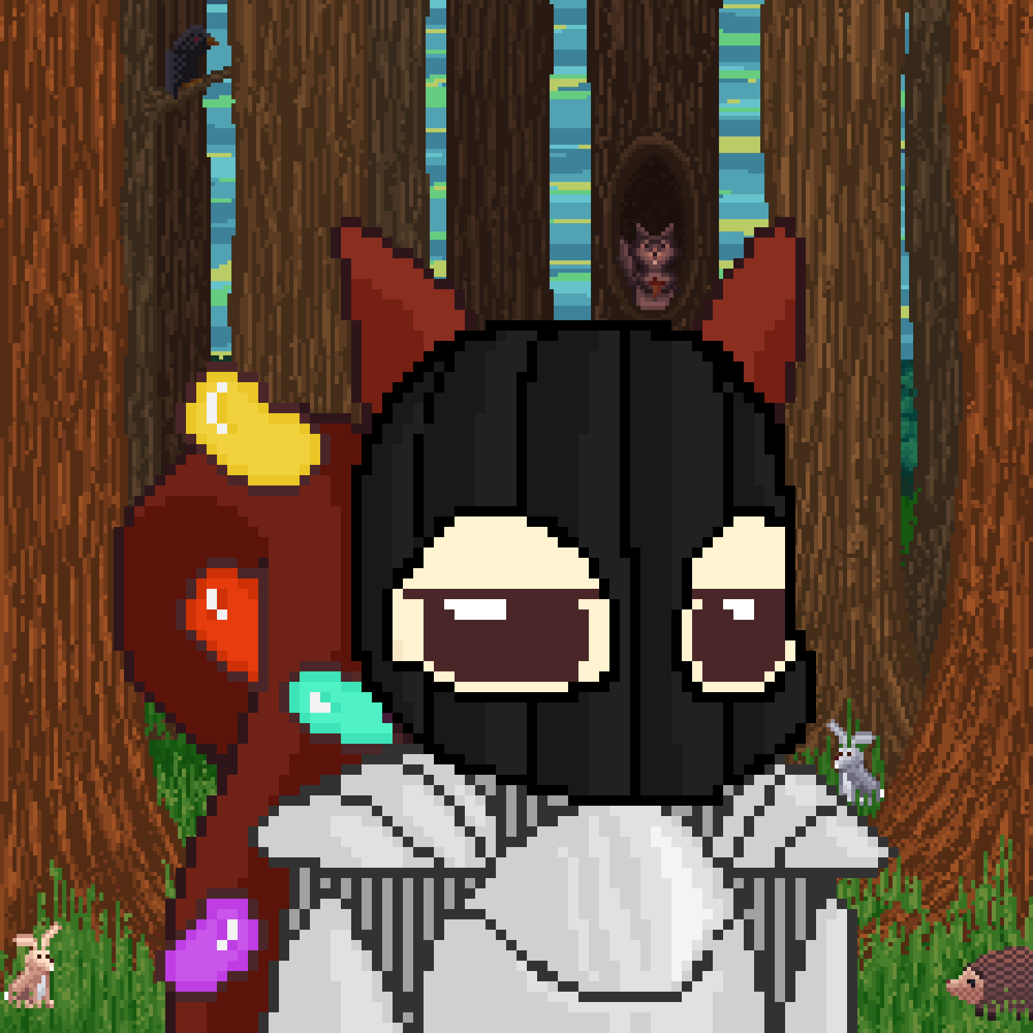 Pixel Squirrels #3415 NFT on Algorand