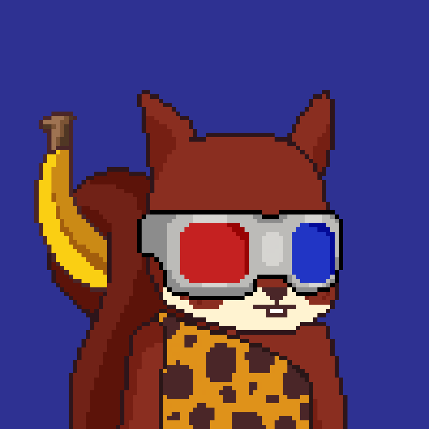 Pixel Squirrels #3418 NFT on Algorand