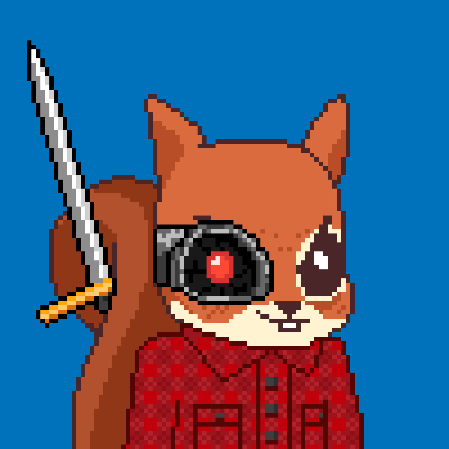 Pixel Squirrels #3423 NFT on Algorand