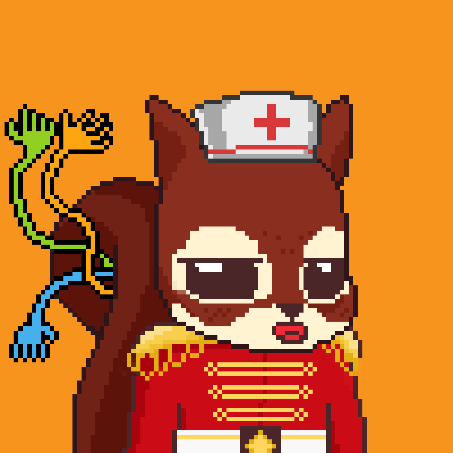 Pixel Squirrels #3436 NFT on Algorand