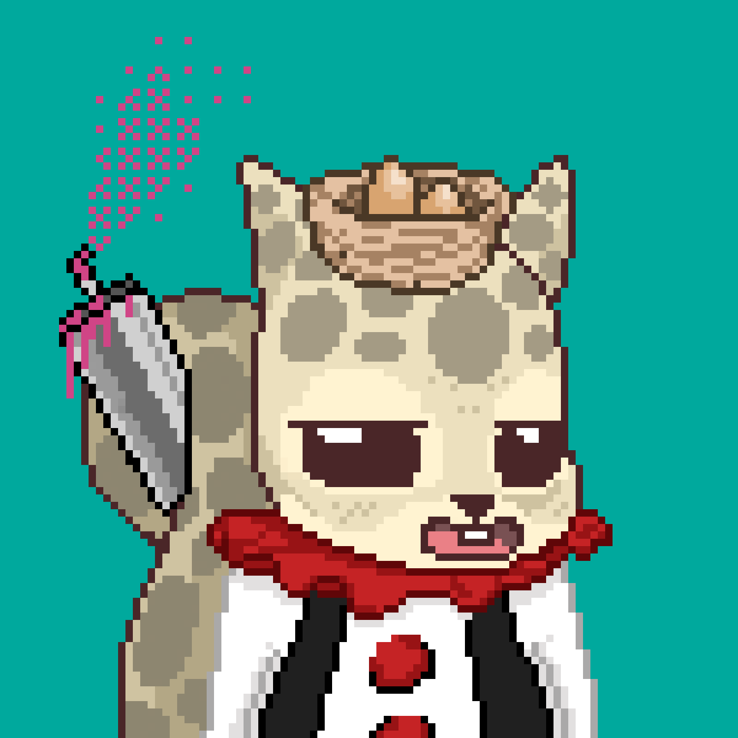 Pixel Squirrels #3444 NFT on Algorand