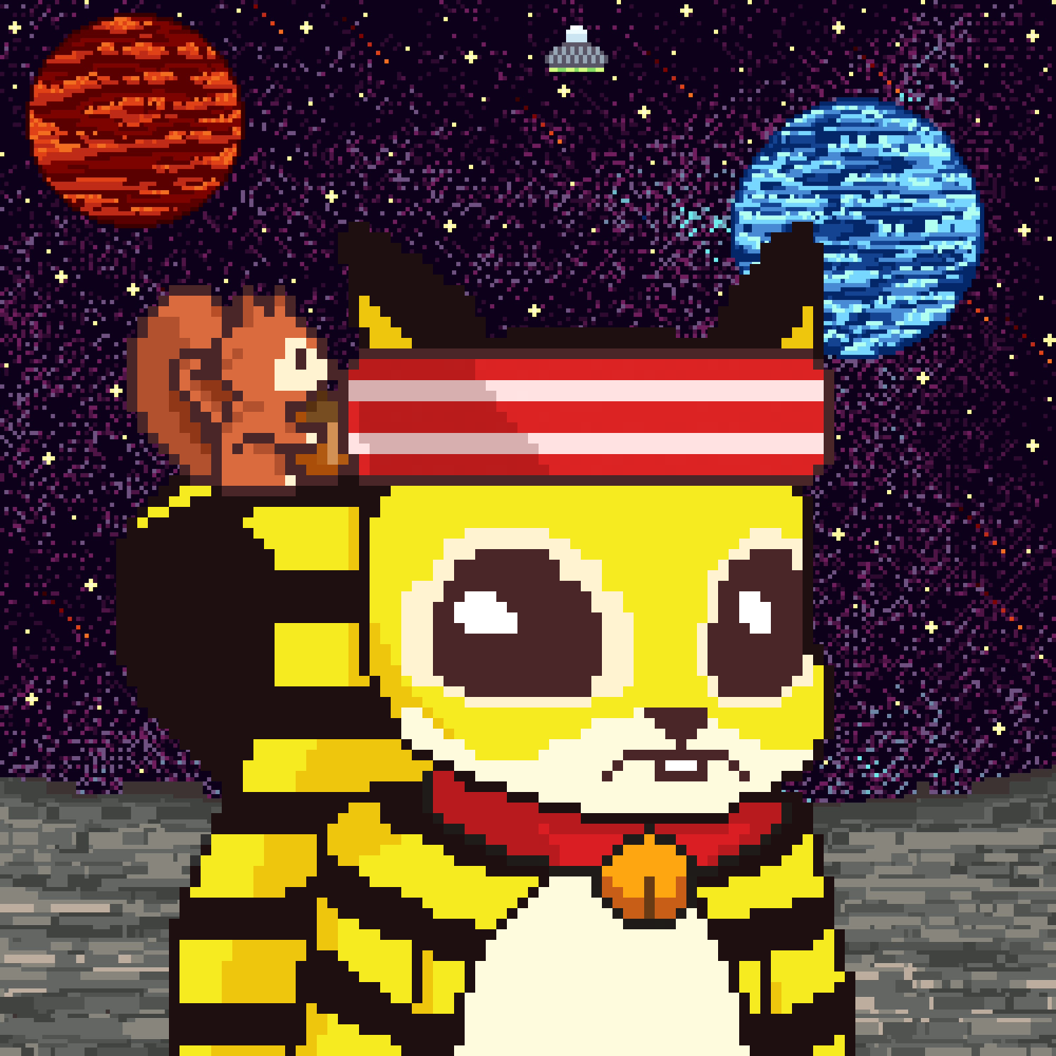 Pixel Squirrels #3445 NFT on Algorand