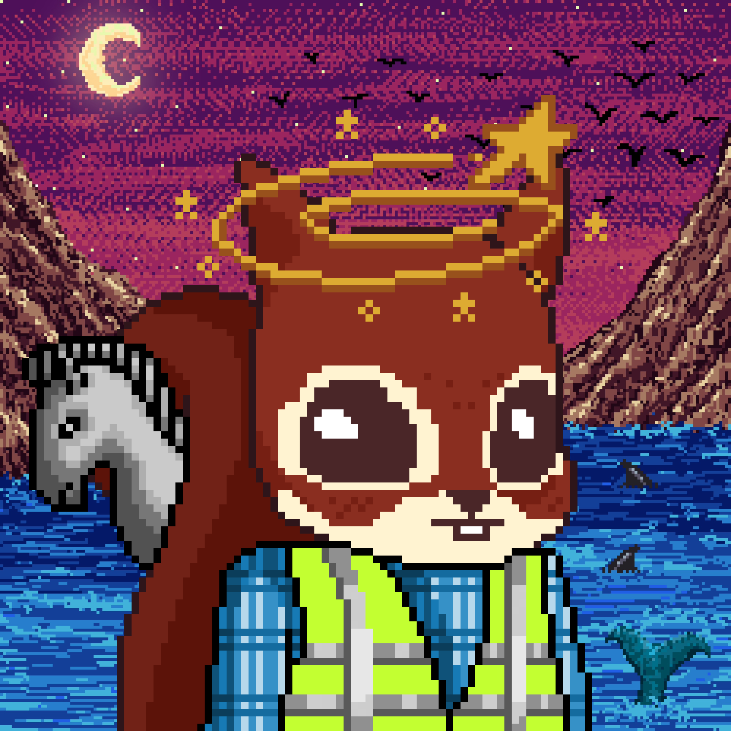 Pixel Squirrels #345 NFT on Algorand