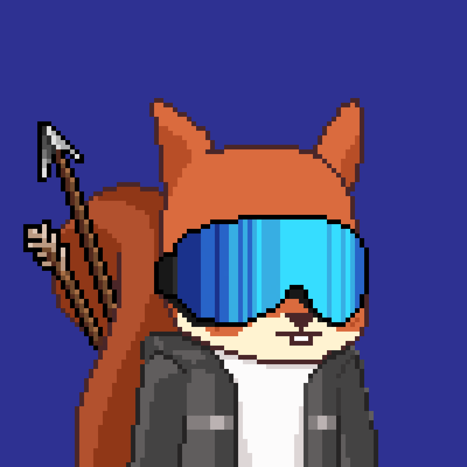 Pixel Squirrels #3459 NFT on Algorand