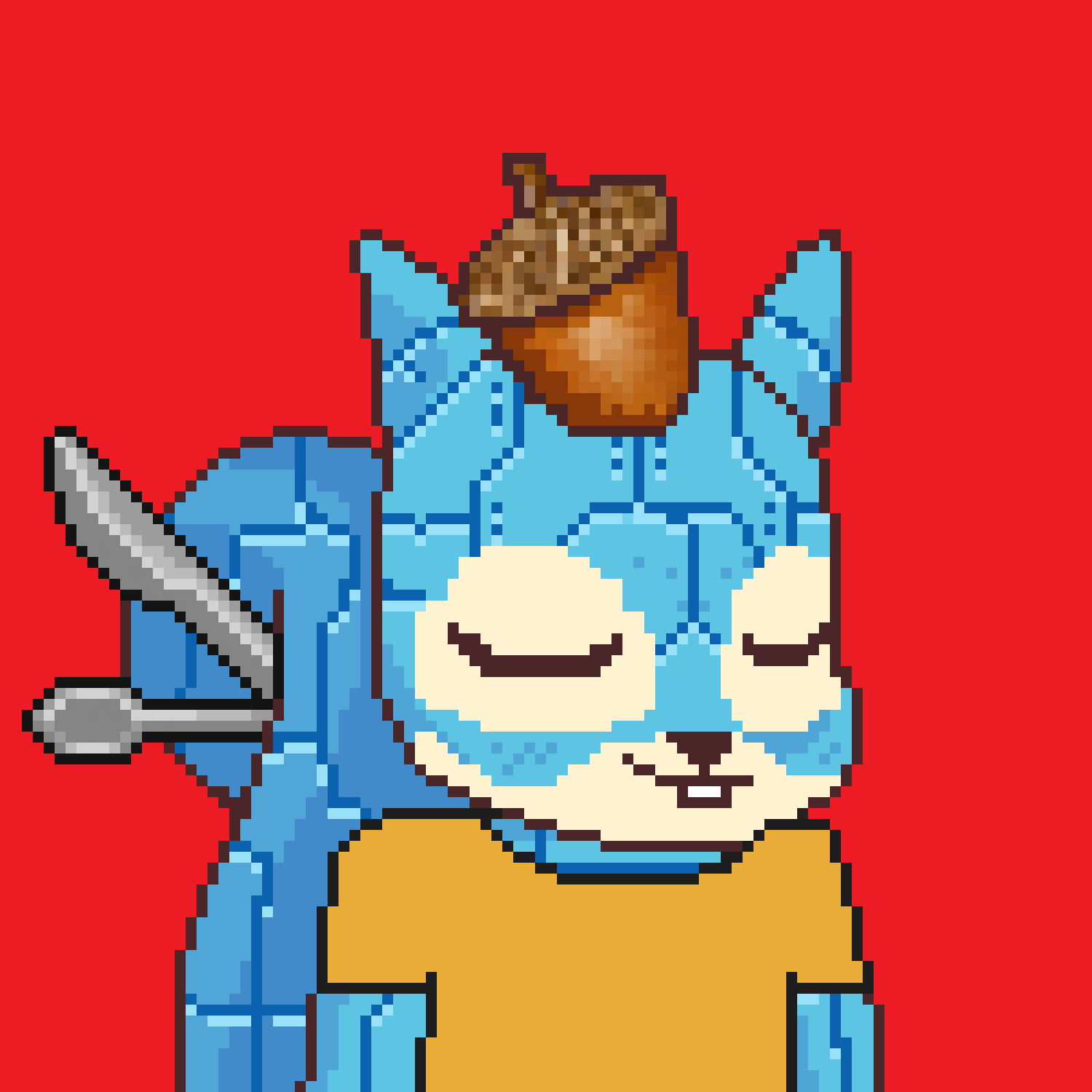 Pixel Squirrels #3472 NFT on Algorand