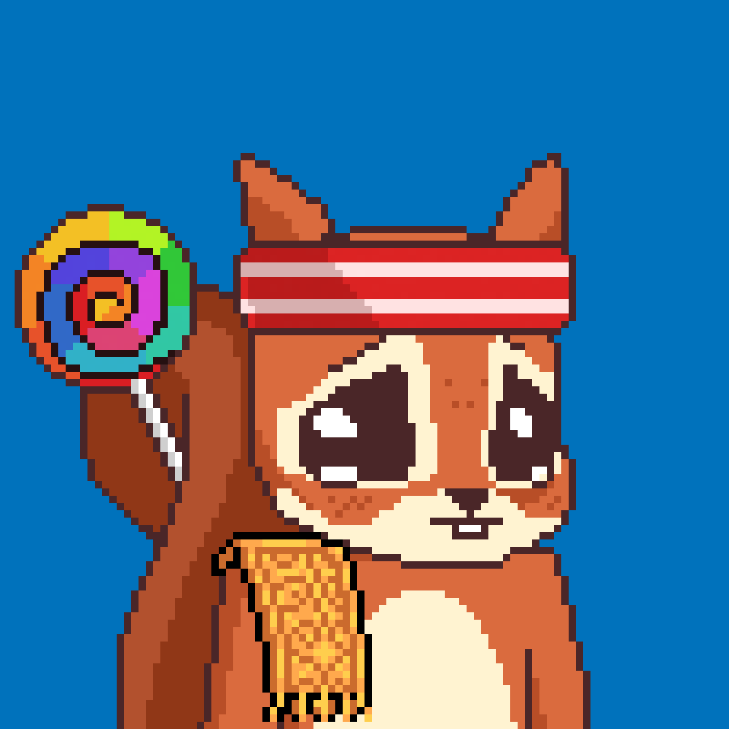 Pixel Squirrels #3474 NFT on Algorand