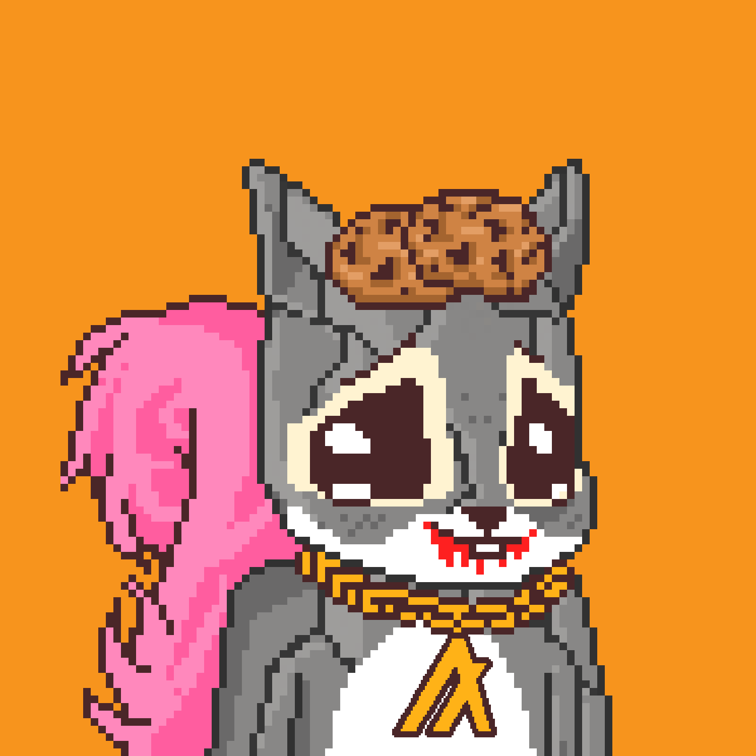 Pixel Squirrels #349 NFT on Algorand