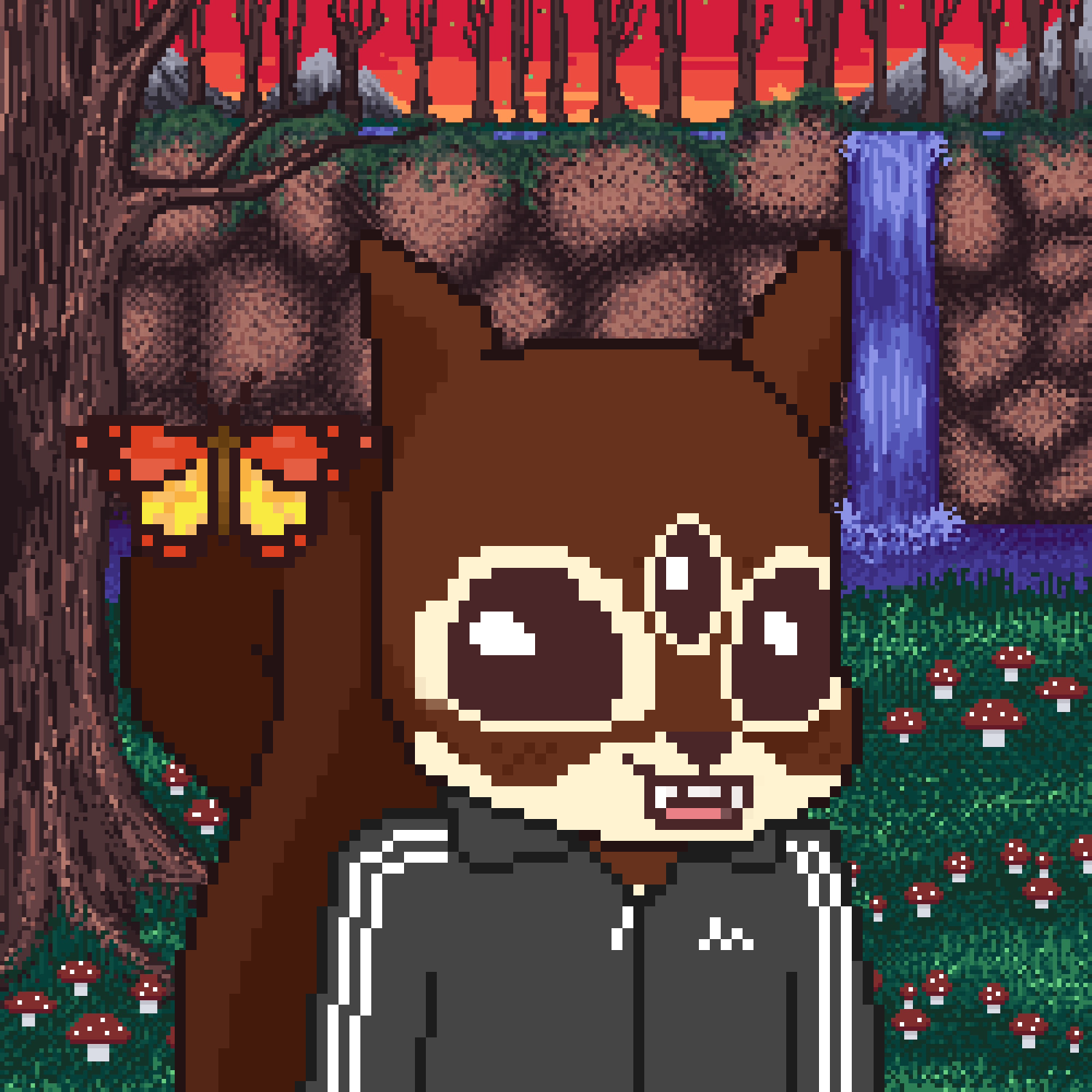 Pixel Squirrels #352 NFT on Algorand