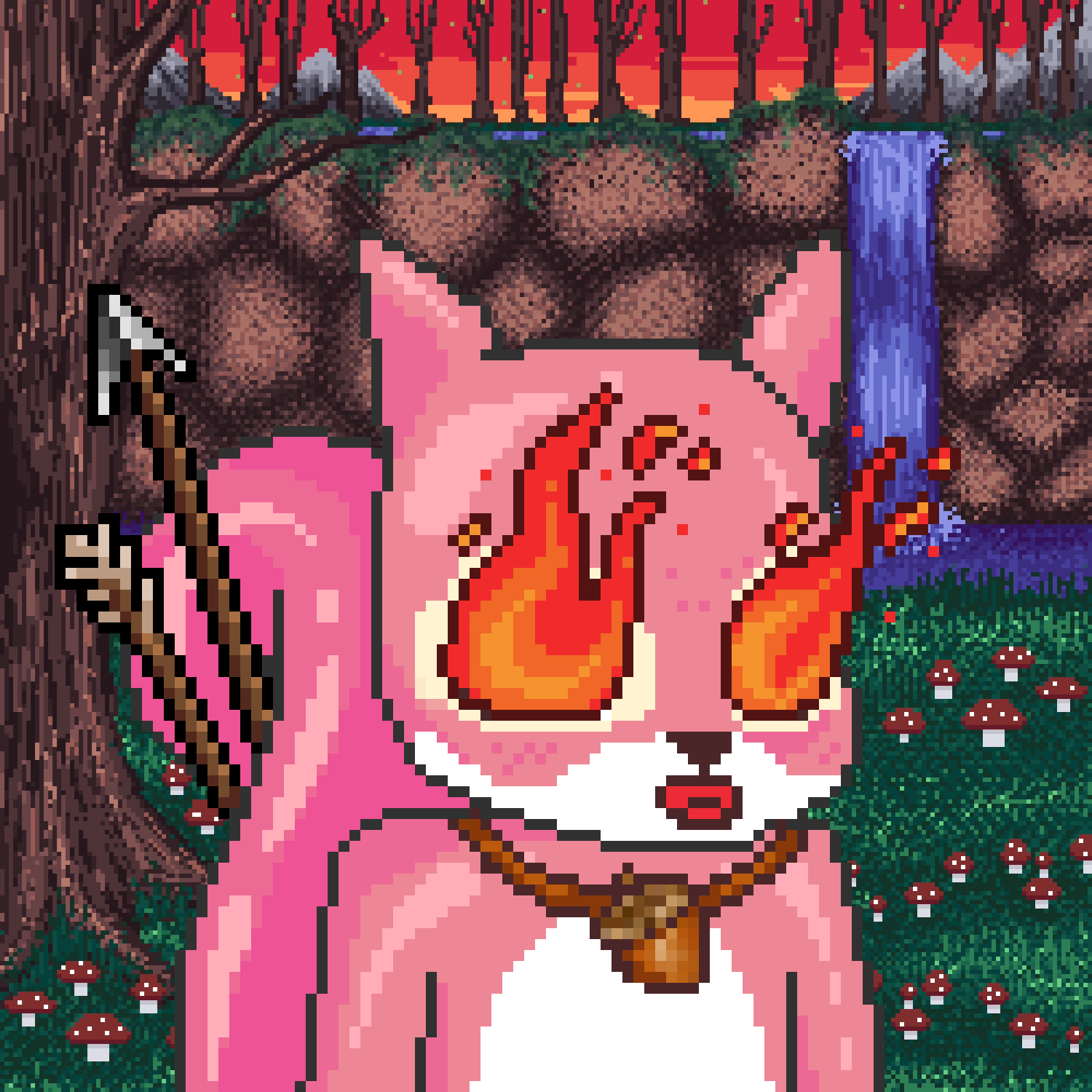 Pixel Squirrels #3542 NFT on Algorand