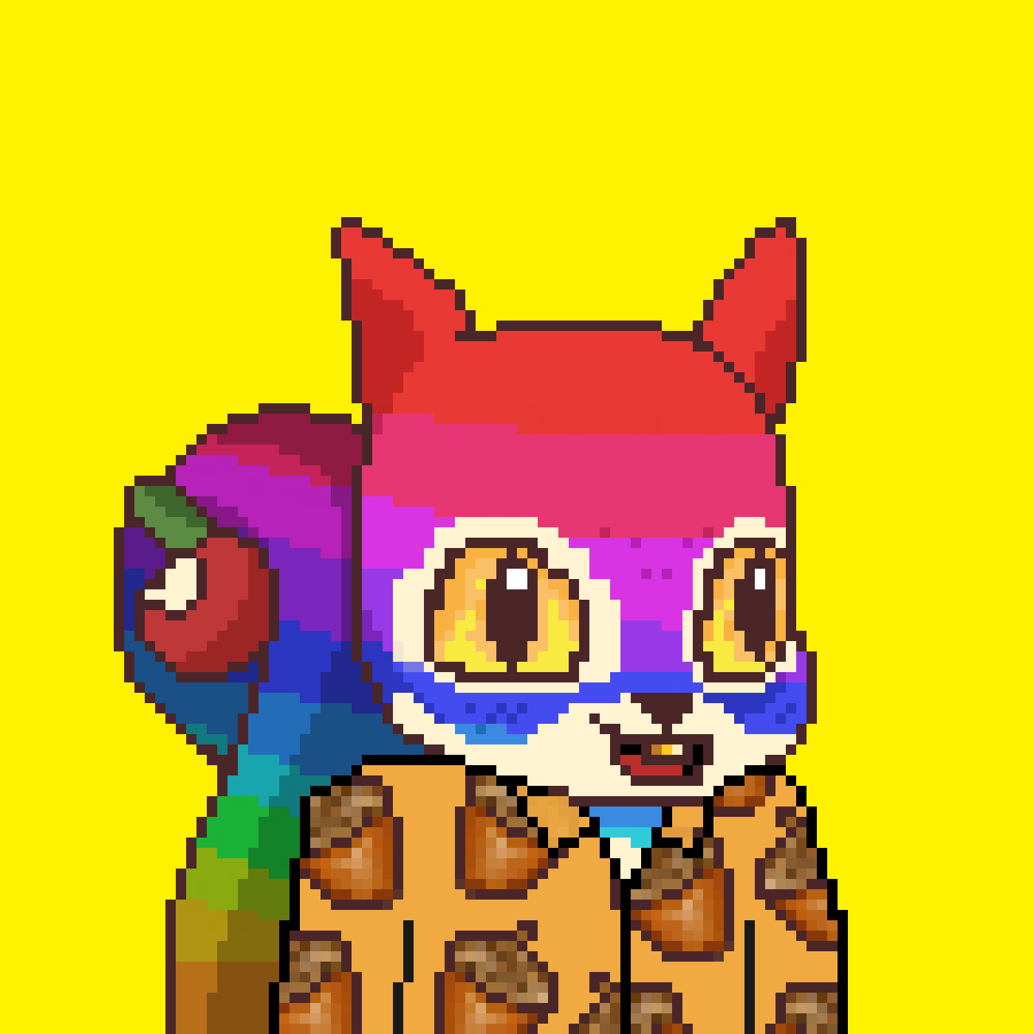 Pixel Squirrels #3584 NFT on Algorand