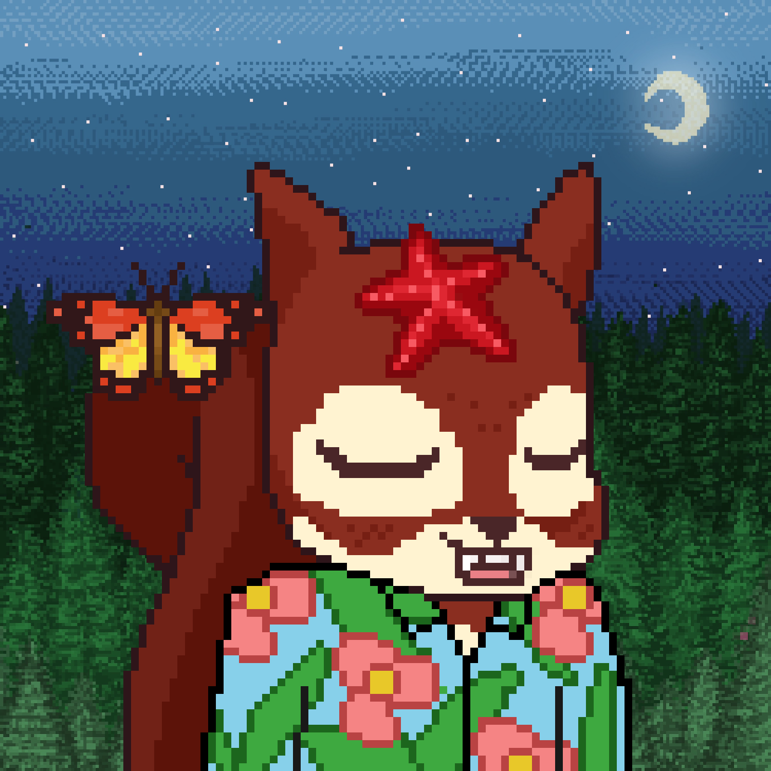 Pixel Squirrels #360 NFT on Algorand