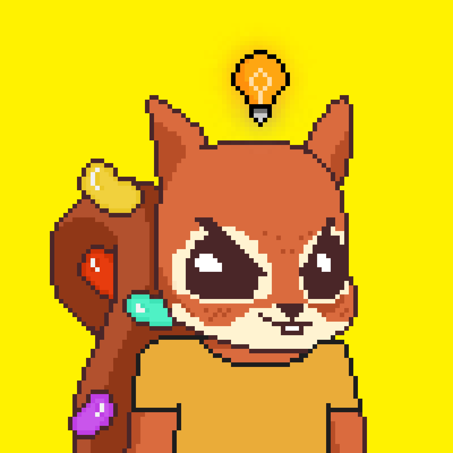 Pixel Squirrels #3616 NFT on Algorand