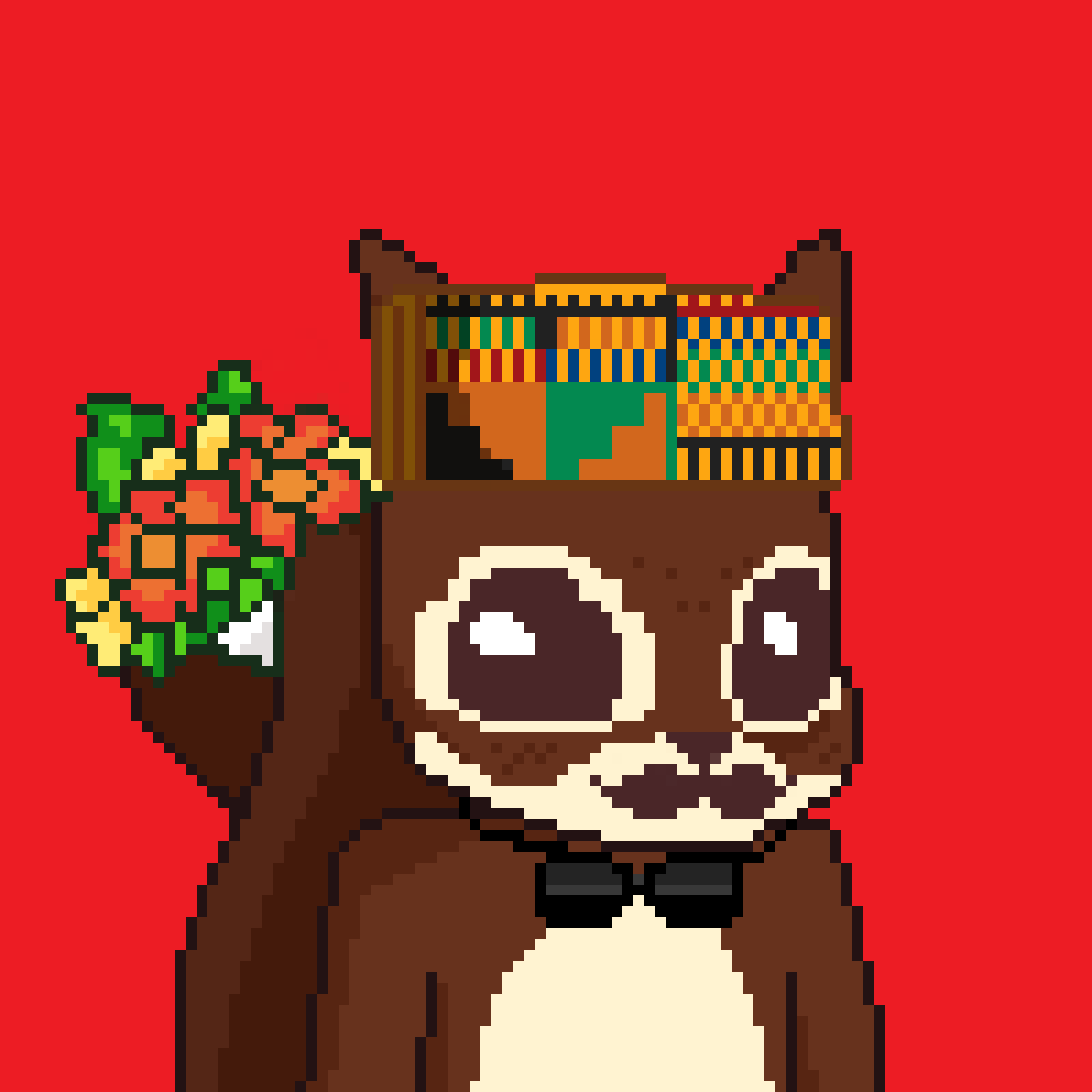 Pixel Squirrels #3620 NFT on Algorand