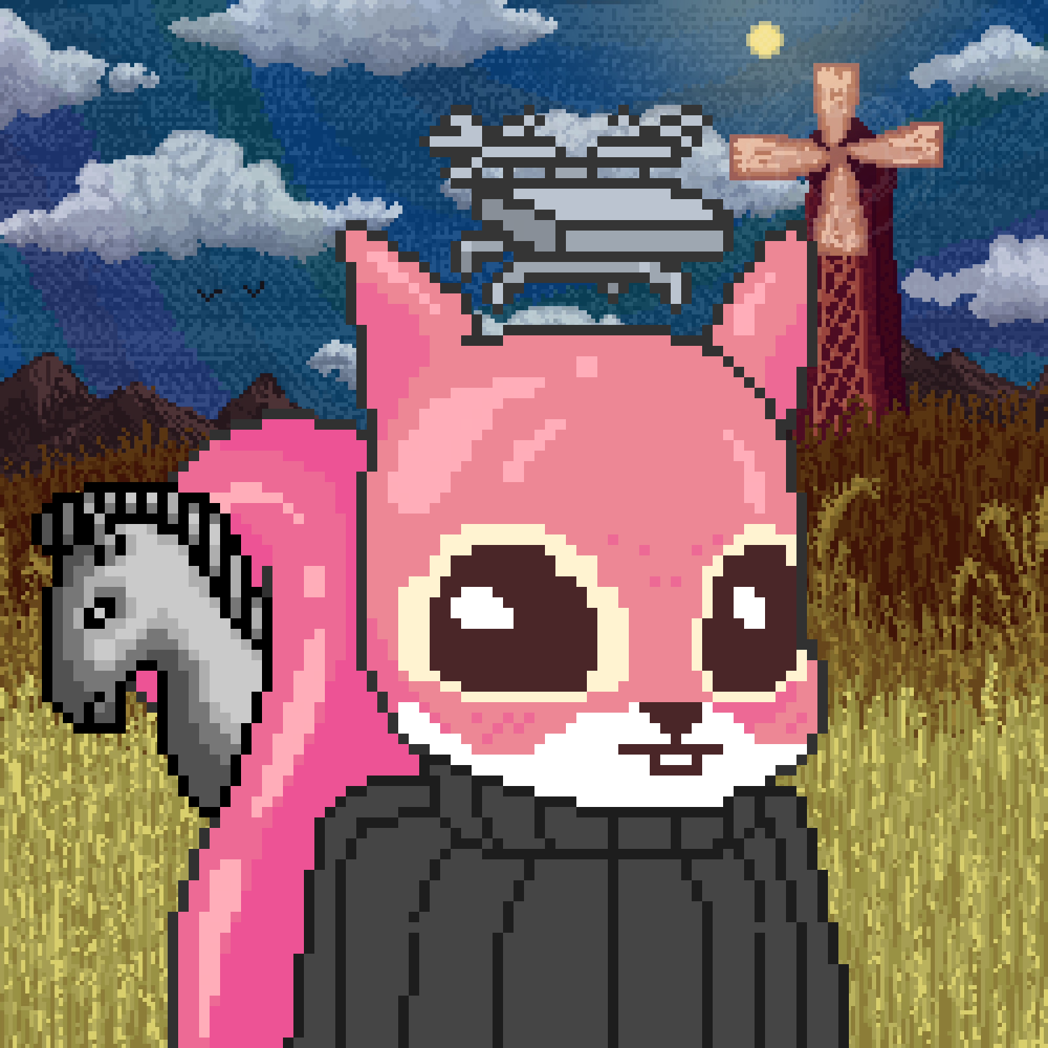Pixel Squirrels #3636 NFT on Algorand