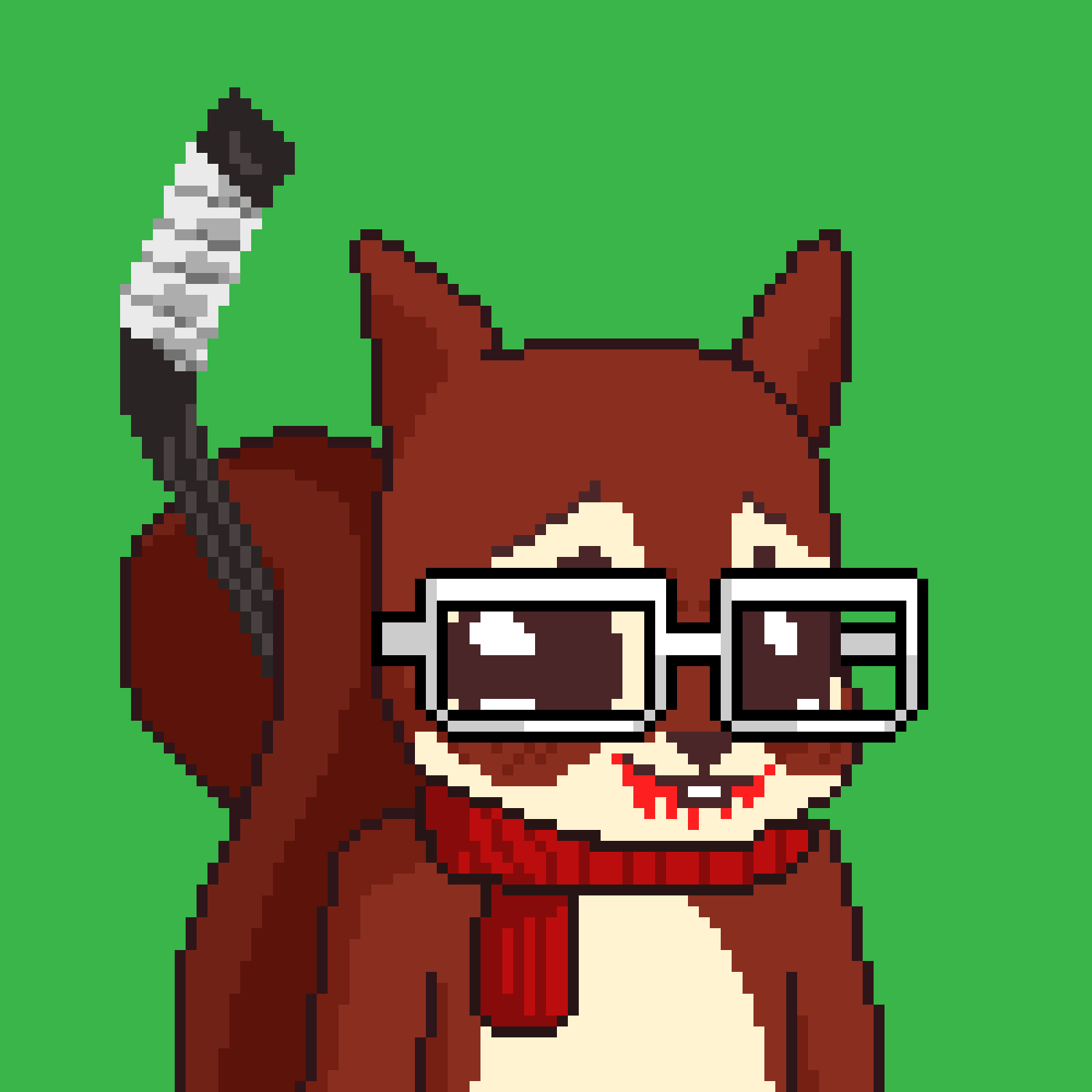 Pixel Squirrels #3646 NFT on Algorand