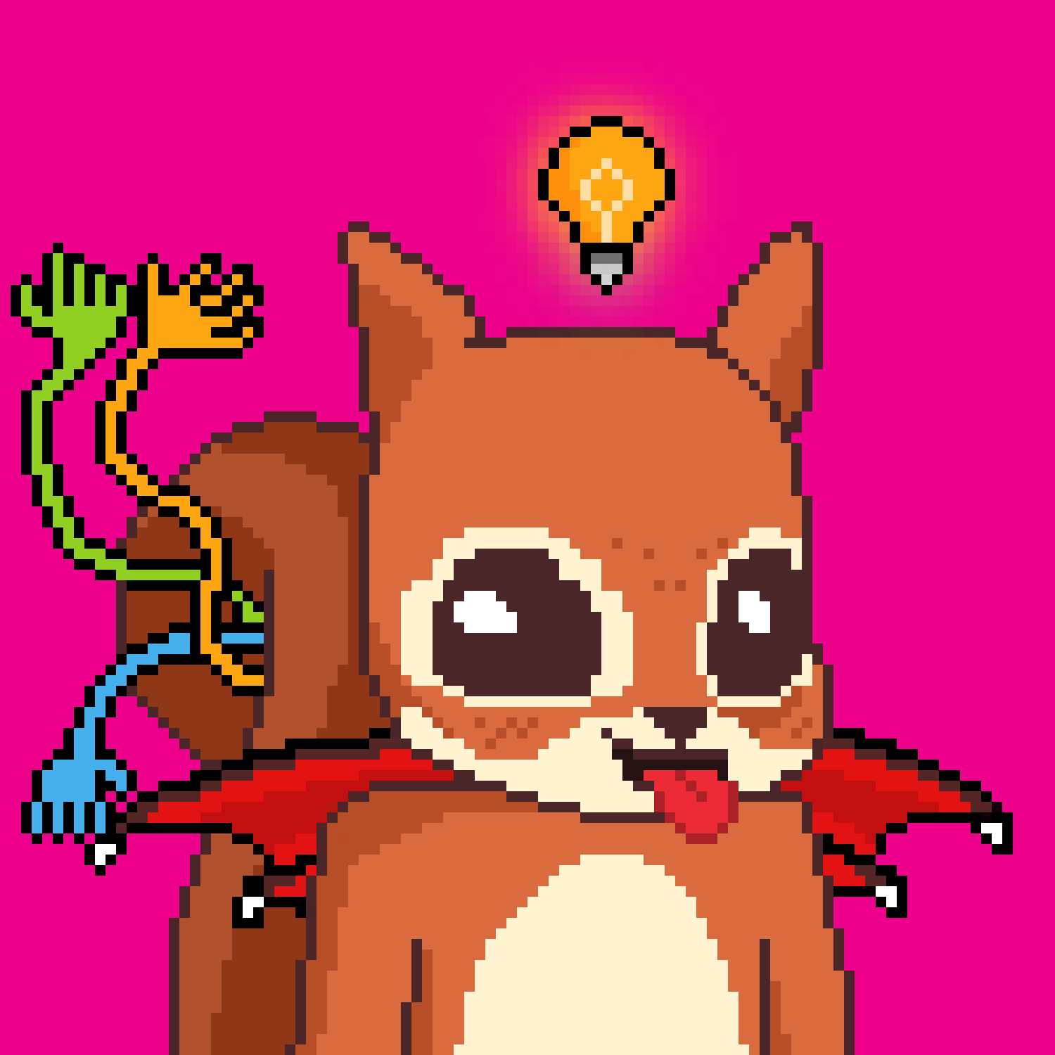 Pixel Squirrels #3665 NFT on Algorand