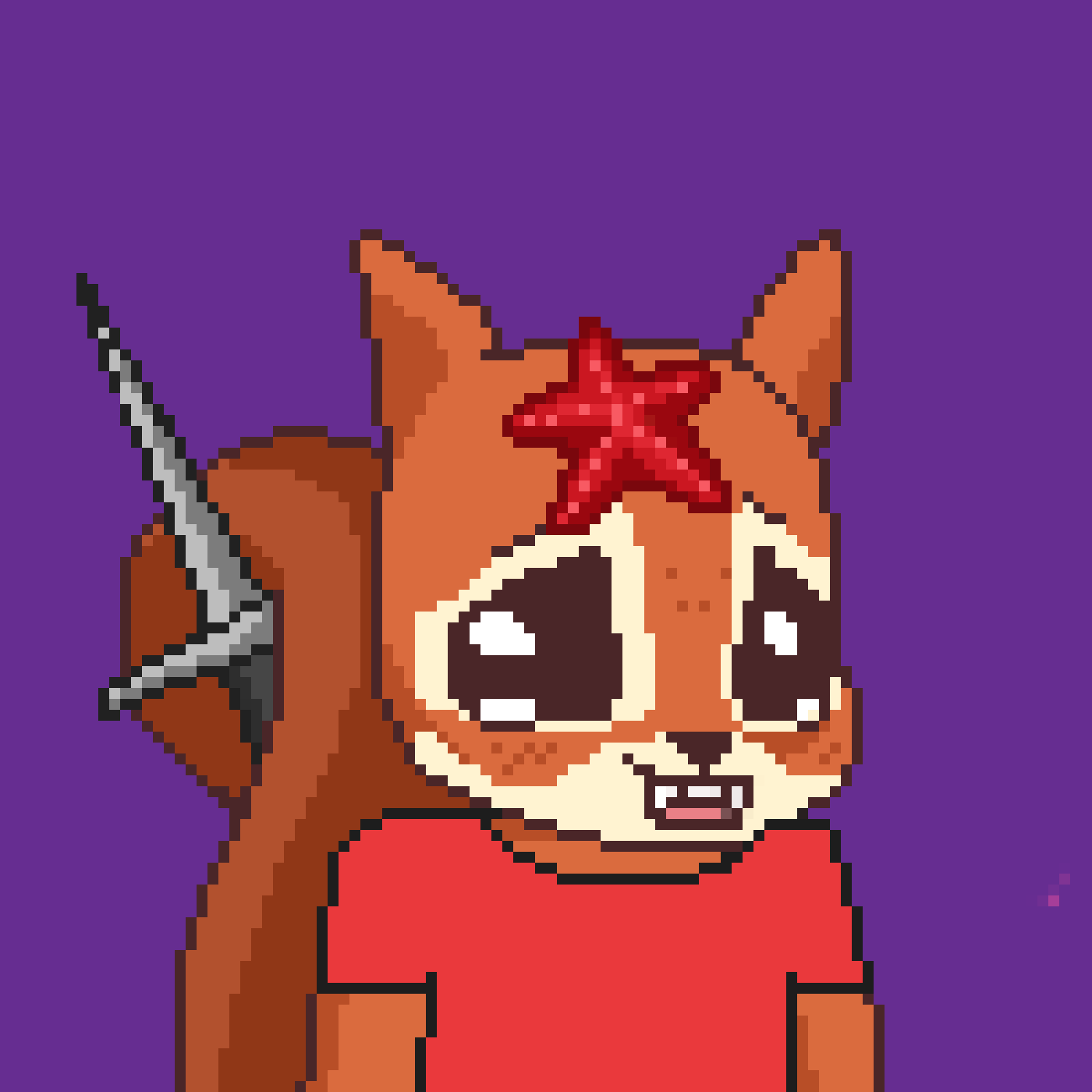 Pixel Squirrels #3676 NFT on Algorand