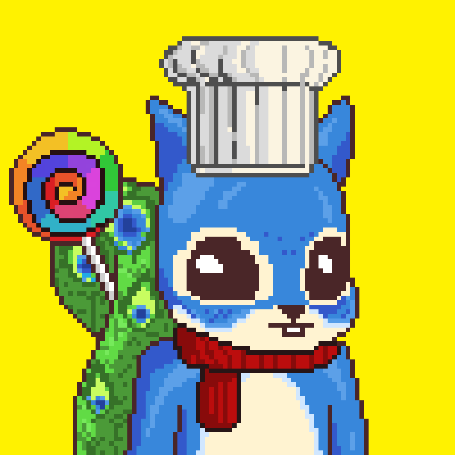 Pixel Squirrels #3684 NFT on Algorand