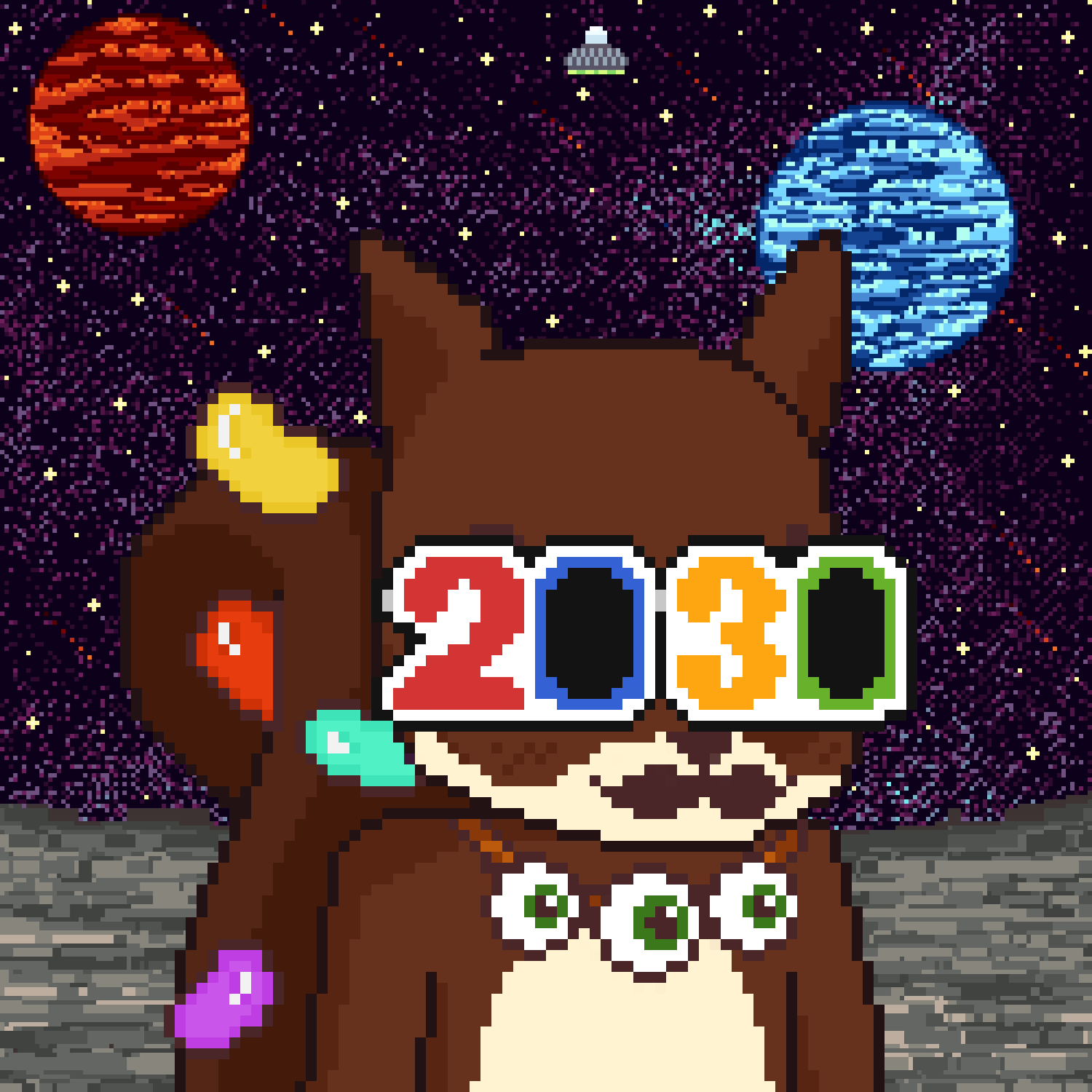 Pixel Squirrels #3687 NFT on Algorand