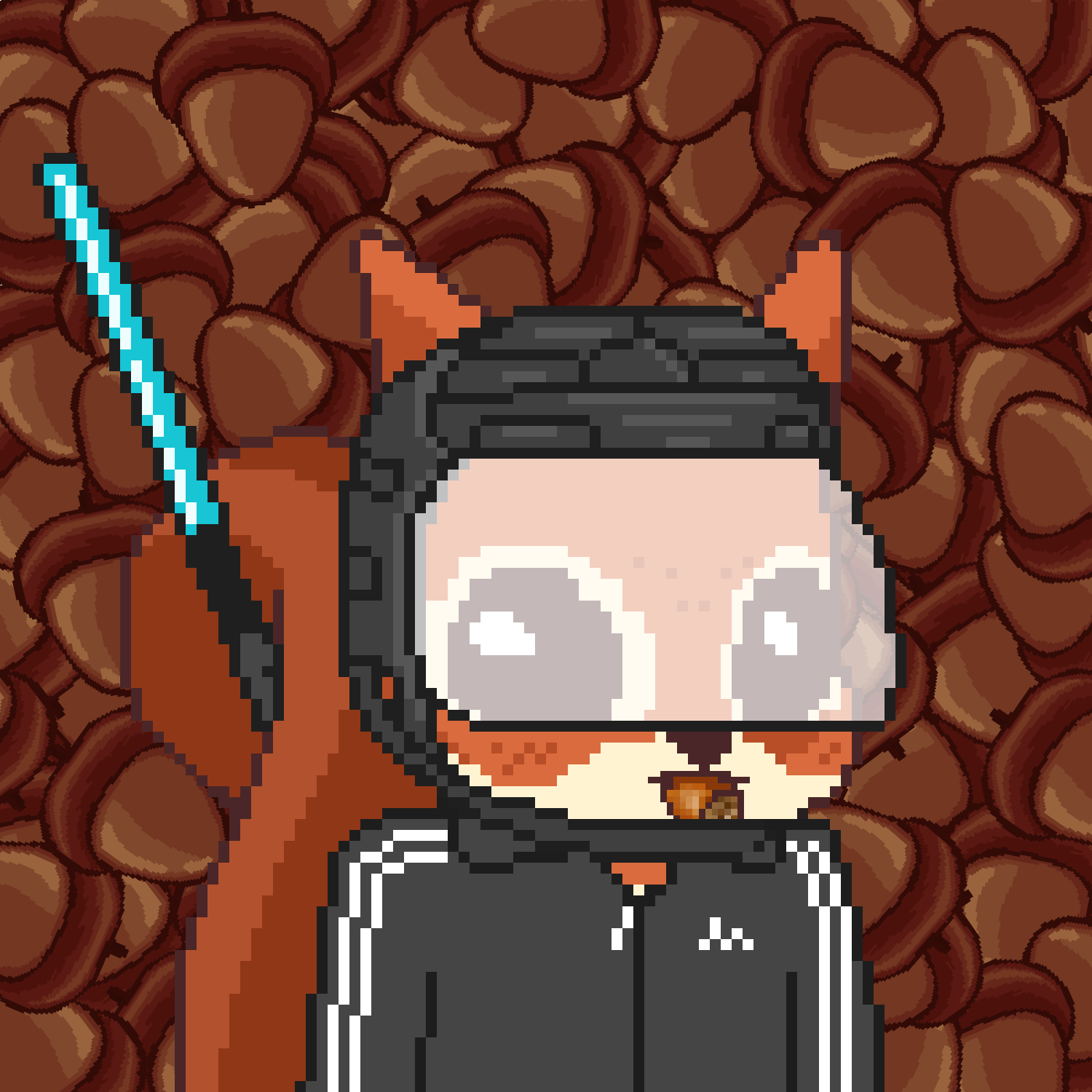 Pixel Squirrels #3689 NFT on Algorand