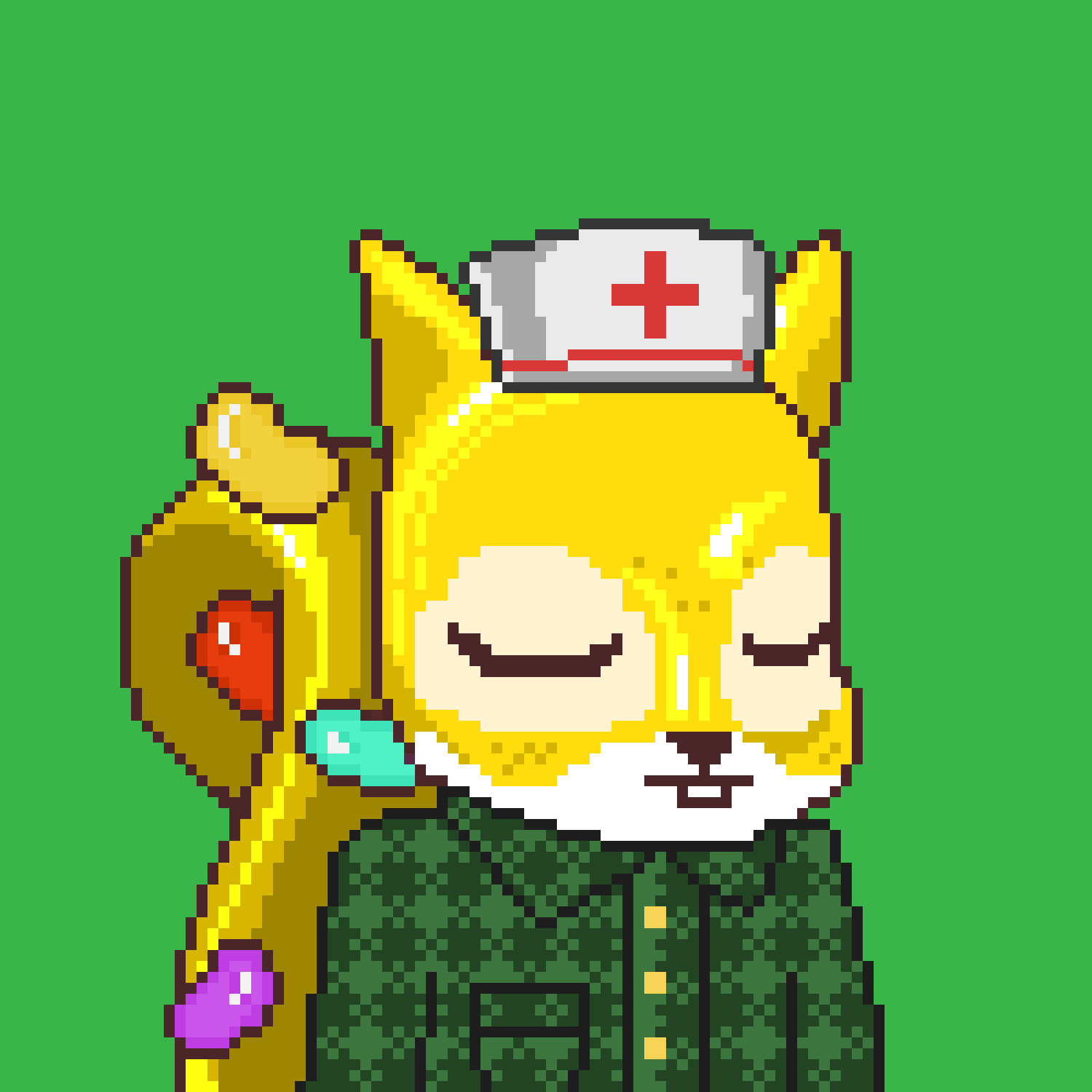 Pixel Squirrels #3696 NFT on Algorand