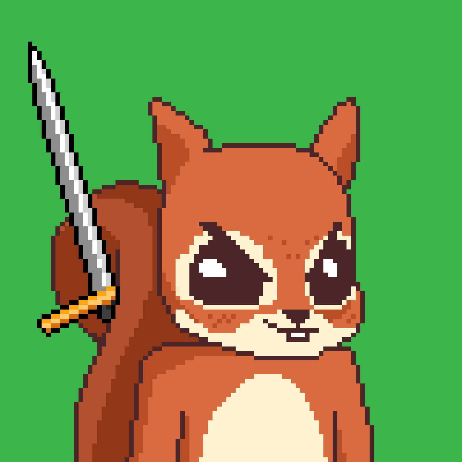 Pixel Squirrels #3708 NFT on Algorand