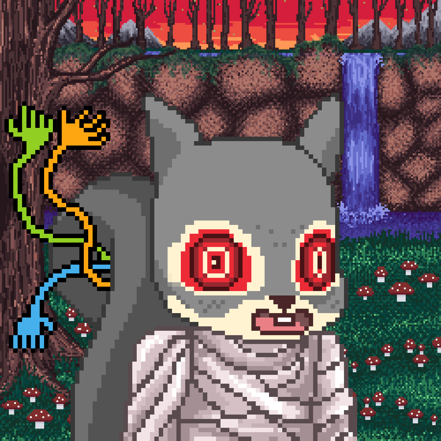 Pixel Squirrels #3738 NFT on Algorand