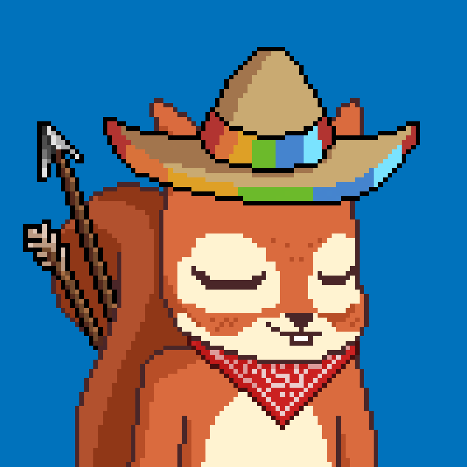 Pixel Squirrels #3739 NFT on Algorand