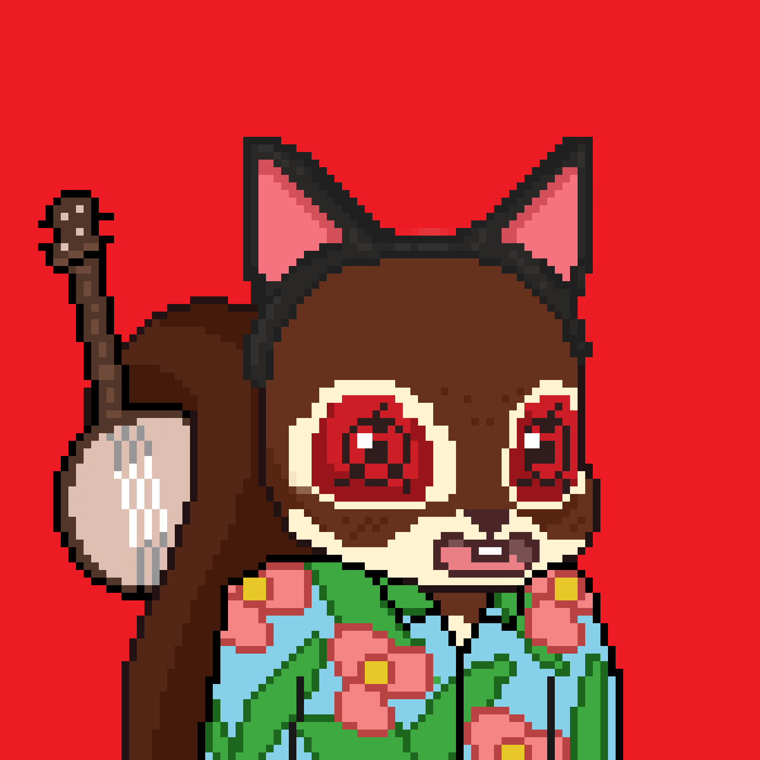 Pixel Squirrels #3747 NFT on Algorand