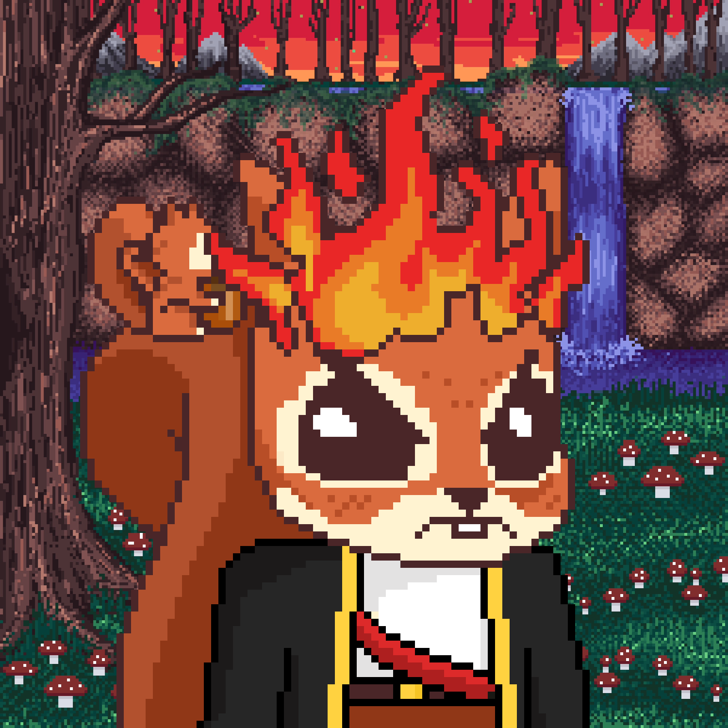 Pixel Squirrels #3754 NFT on Algorand