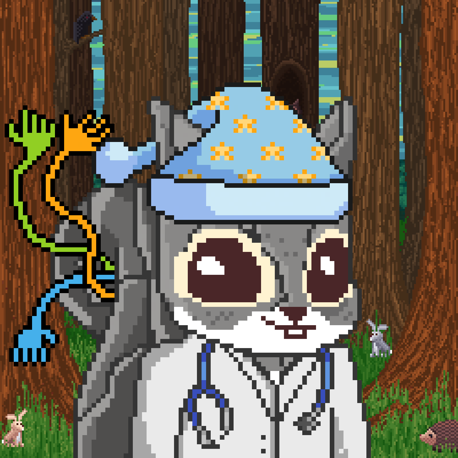 Pixel Squirrels #3758 NFT on Algorand