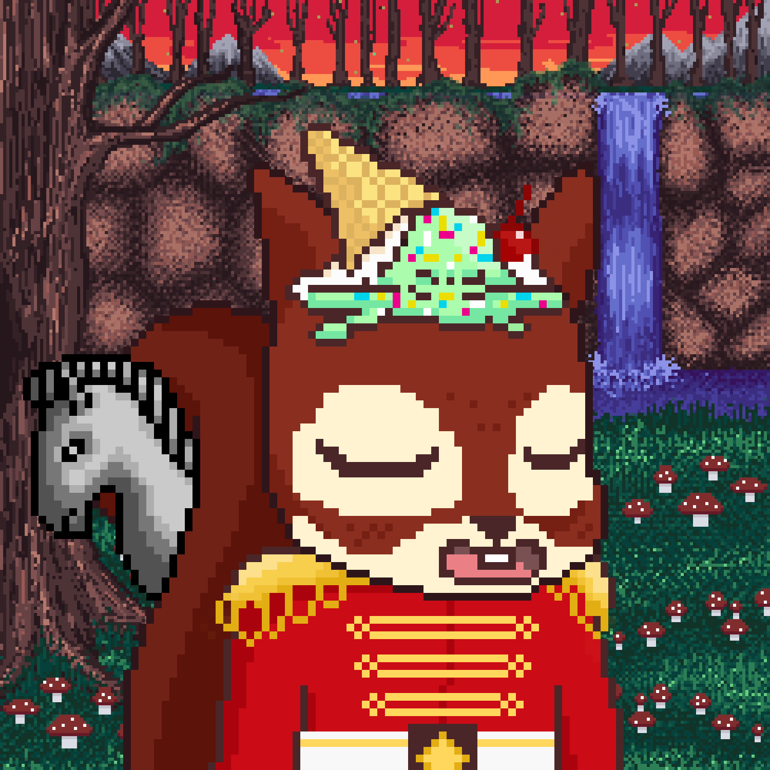 Pixel Squirrels #3770 NFT on Algorand