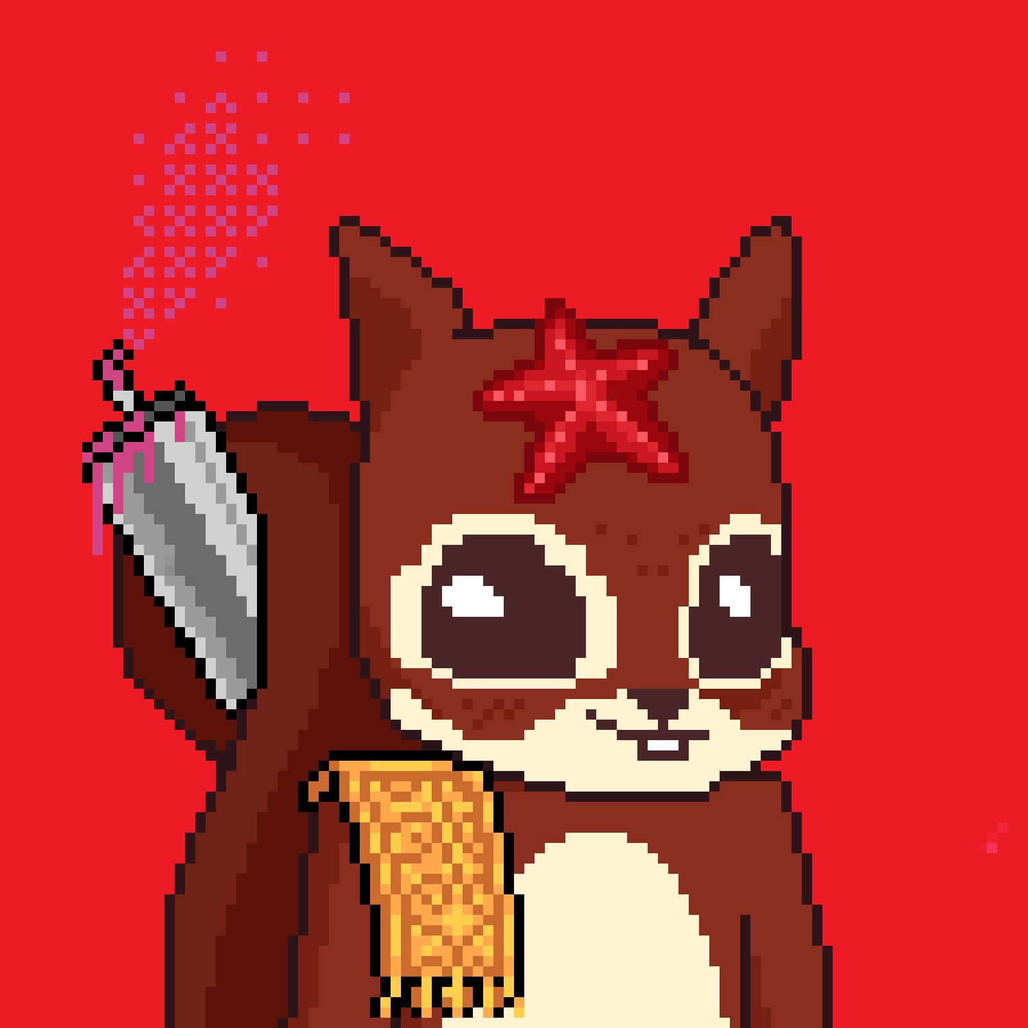 Pixel Squirrels #3779 NFT on Algorand