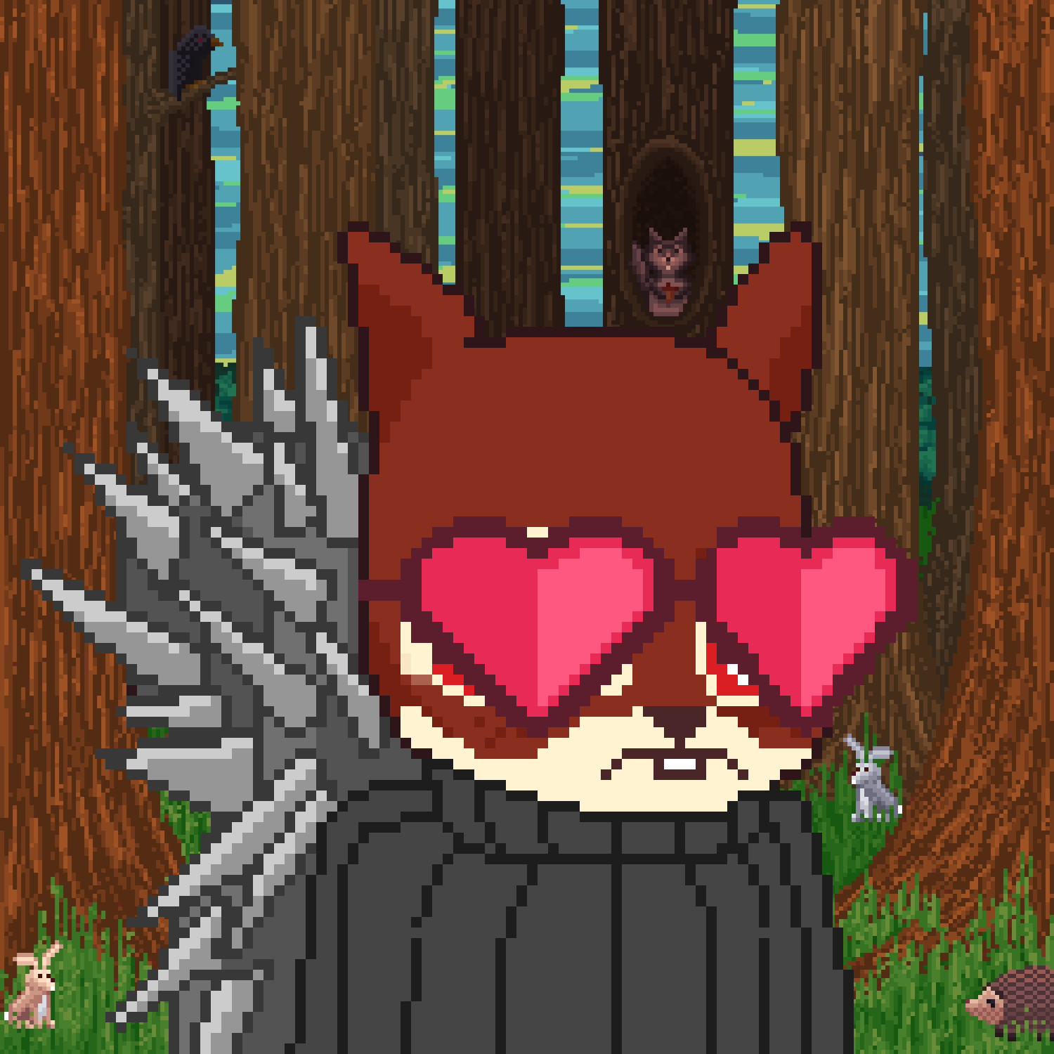 Pixel Squirrels #3792 NFT on Algorand